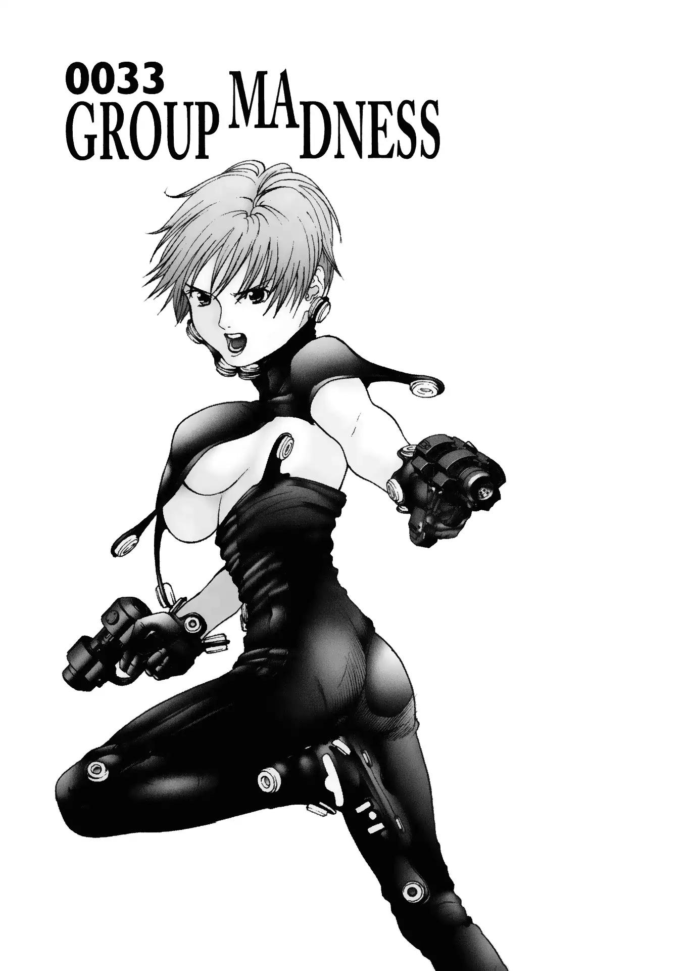 Gantz Chapter 33 page 1 - Chapter 33: Vol.3 0033: Group Madness
