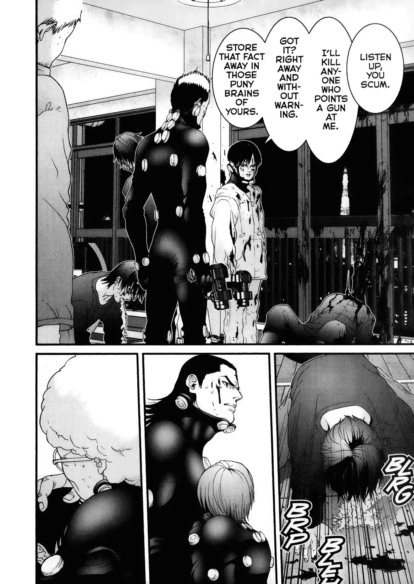 Gantz Chapter 33 page 14 - Chapter 33: Vol.3 0033: Group Madness