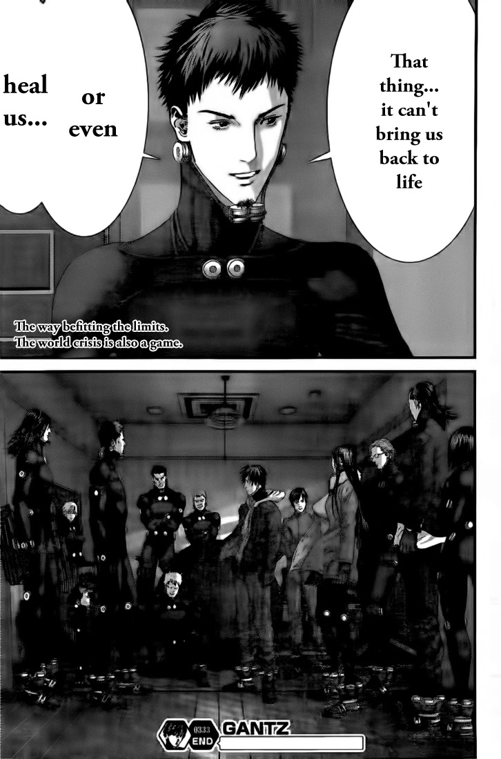 Gantz Chapter 333 page 18 - Chapter 333: The Limits Made Clear
