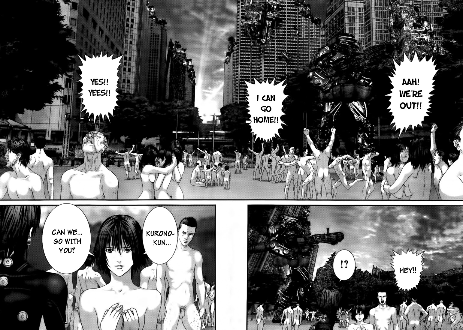 Gantz Chapter 335 page 19 - Chapter 335: Rescue Ships Passing in the Night