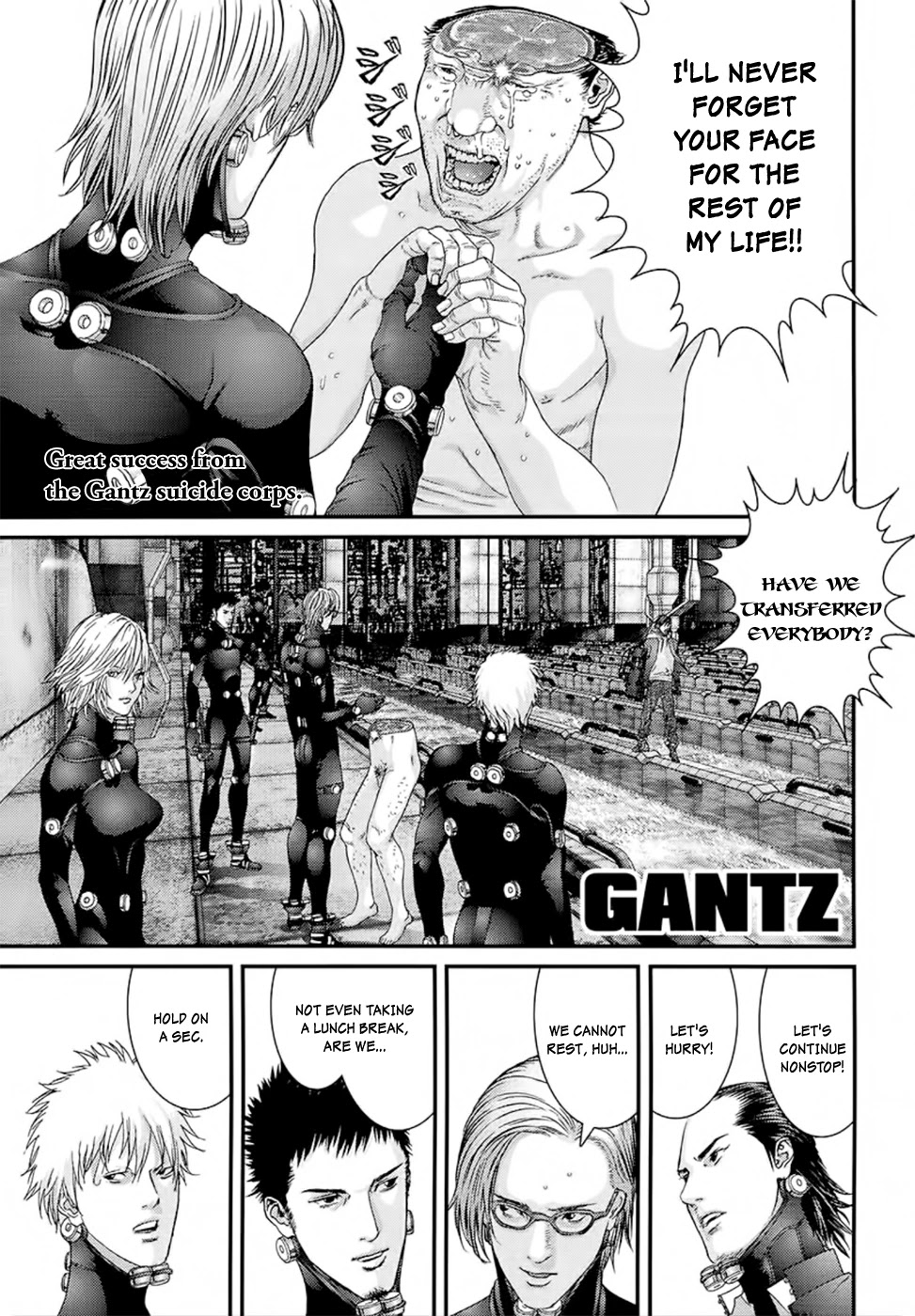 Gantz Chapter 337 page 1 - Chapter 337: Strangled by Fear, You Taste Hope