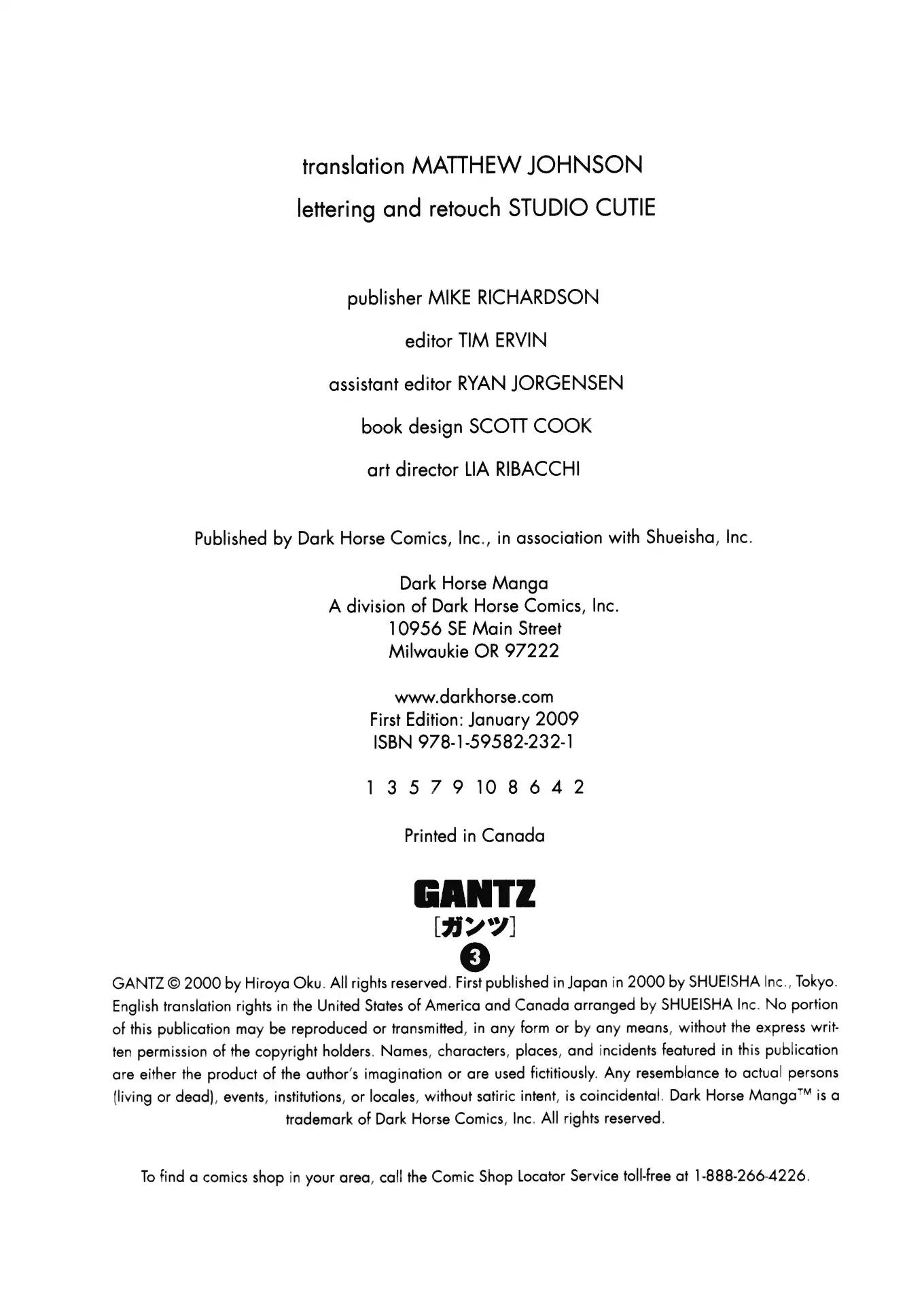Gantz Chapter 34 page 23 - Chapter 34: Vol.3 0034: Tanaka