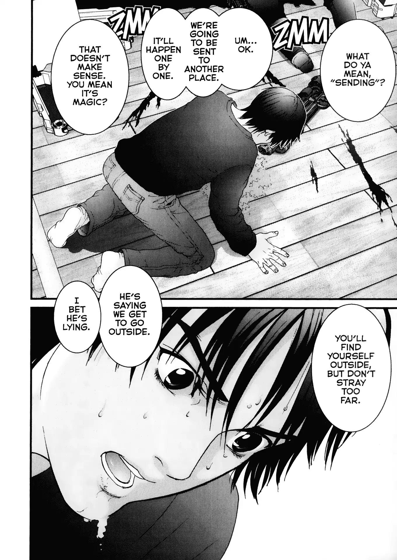 Gantz Chapter 34 page 4 - Chapter 34: Vol.3 0034: Tanaka