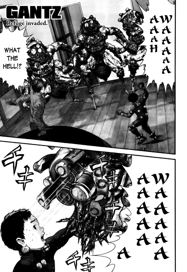 Gantz Chapter 341 page 1 - Chapter 341: The Safe Haven Is Breached