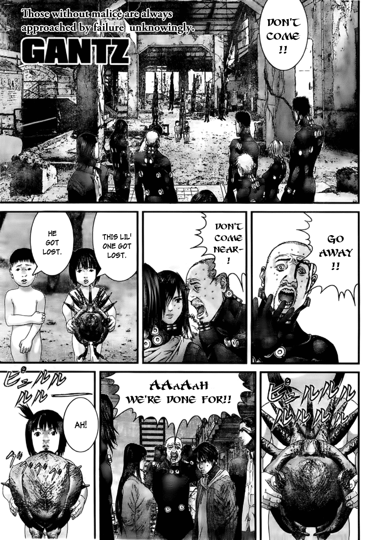 Gantz Chapter 347 page 1 - Chapter 347: Saturated Skull