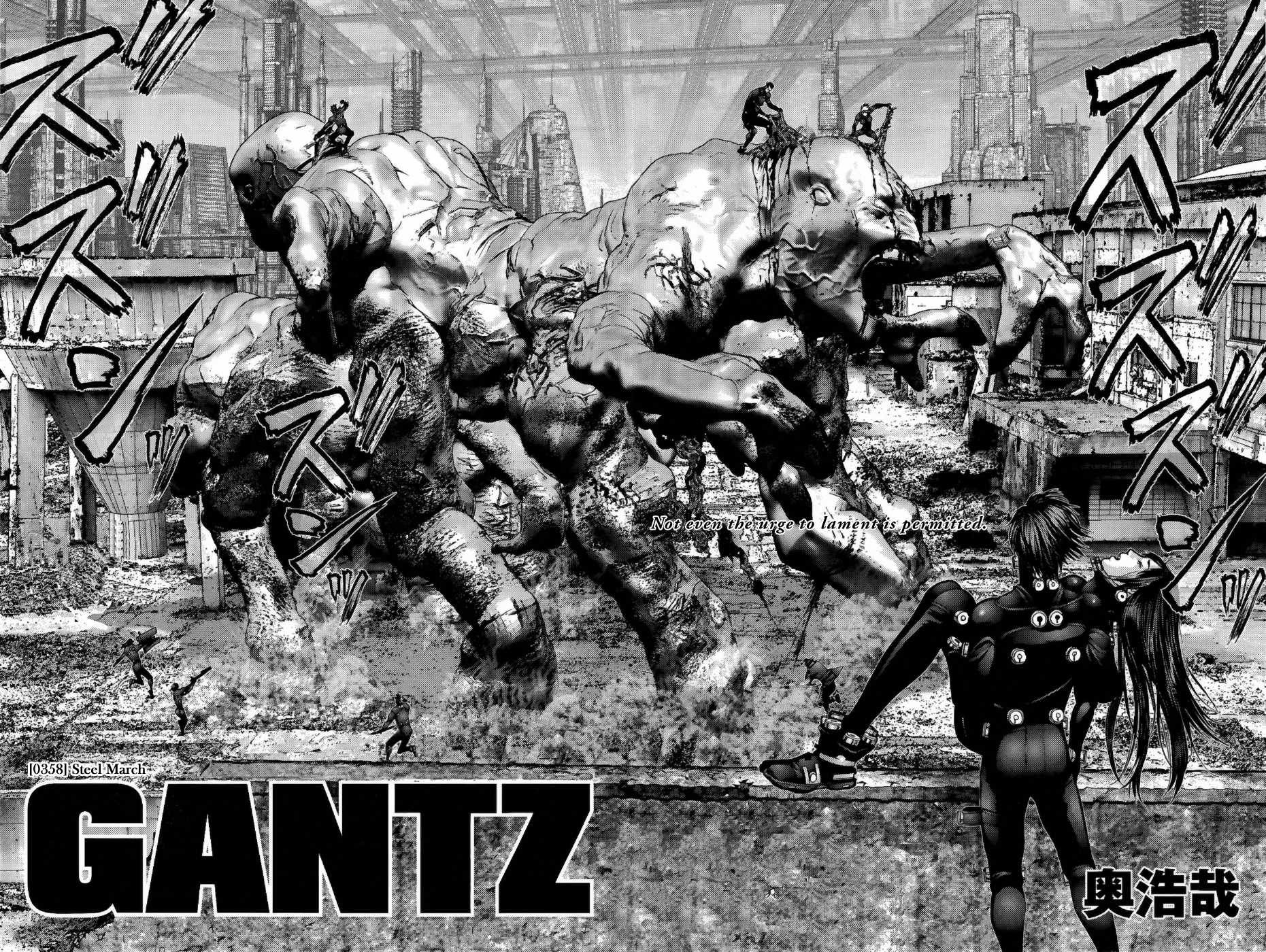 Gantz Chapter 358 page 2 - Chapter 358: Steel March