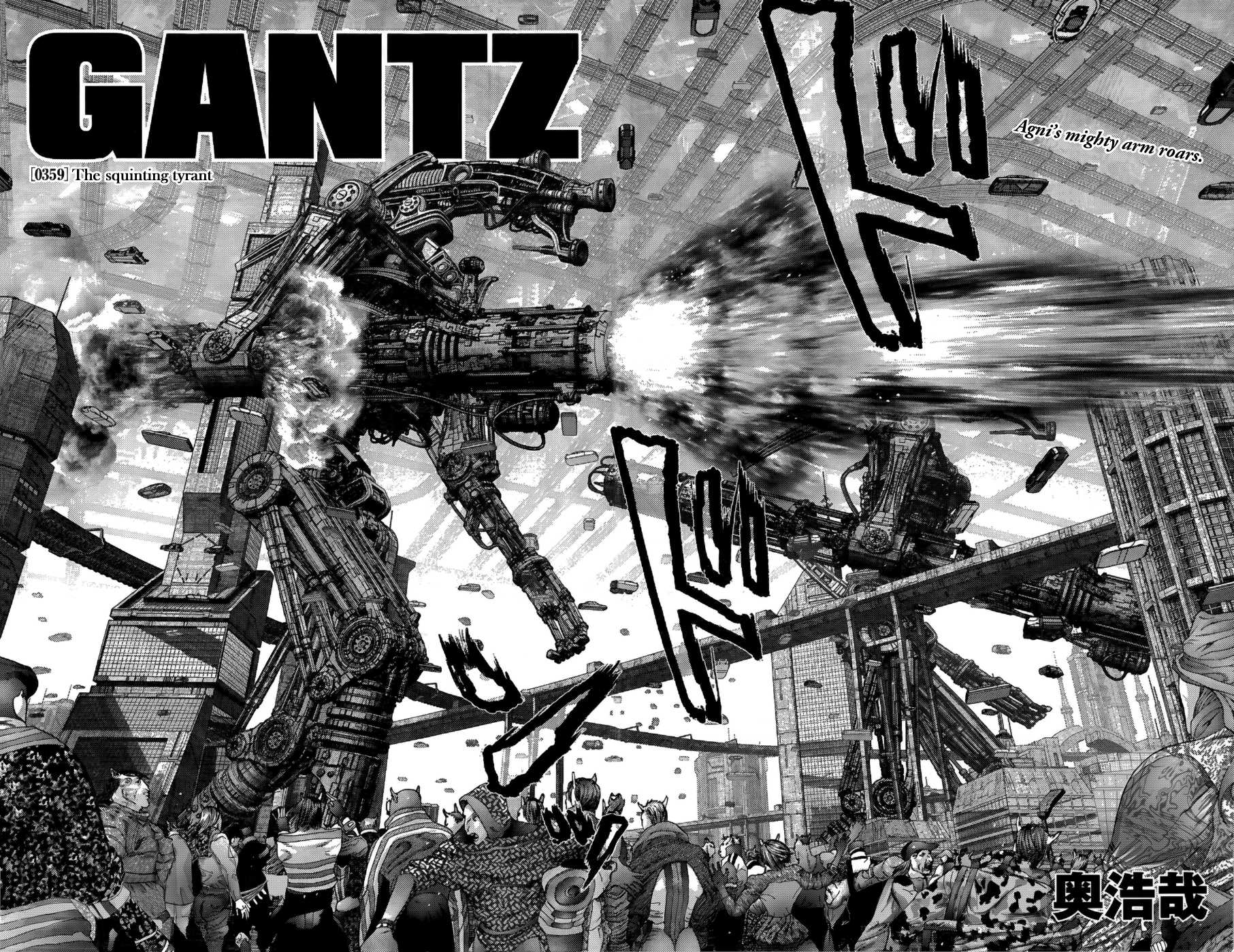 Gantz Chapter 359 page 2 - Chapter 359: The Squinting Tyrant