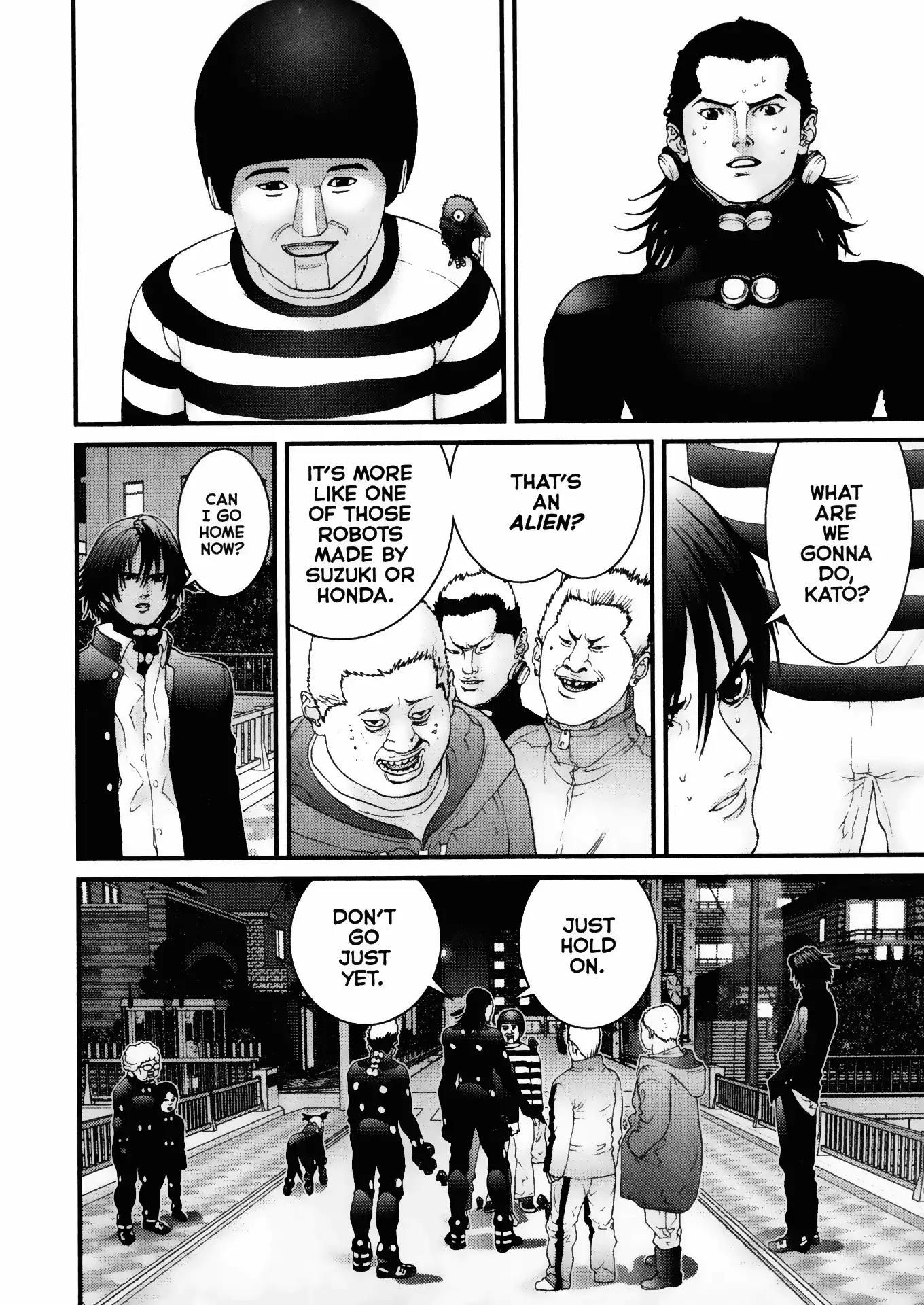 Gantz Chapter 36 page 10 - Chapter 36: Vol.4 0036: Not What It Seems