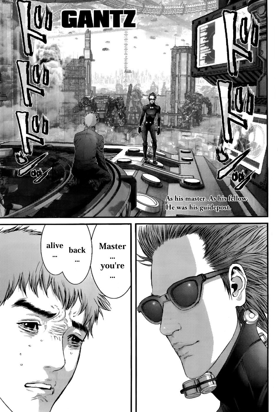 Gantz Chapter 360 page 1 - Chapter 360: Confession and repentance.
