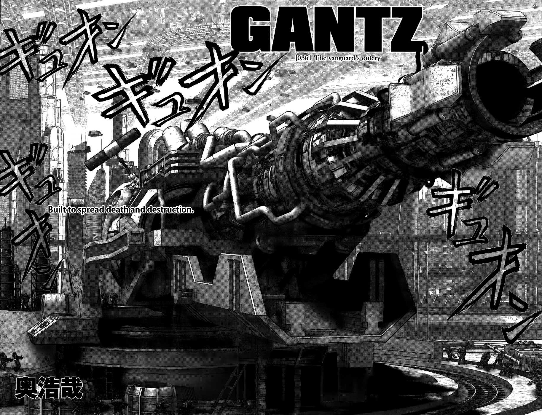 Gantz Chapter 361 page 2 - Chapter 361: Battlecry.