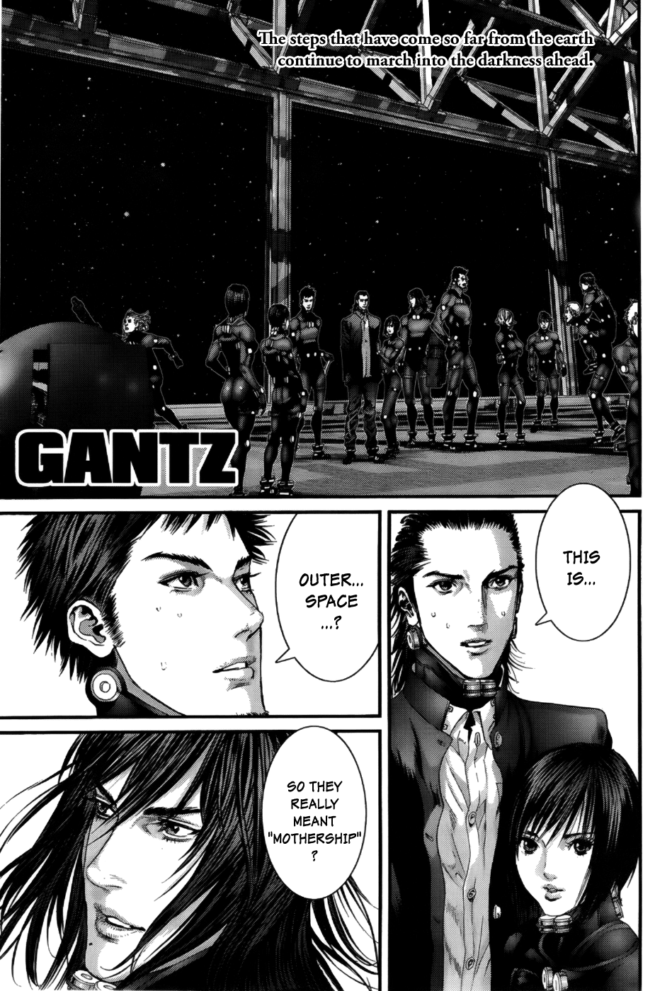 Gantz Chapter 368 page 1 - Chapter 368: Transgression and a Profession of Love