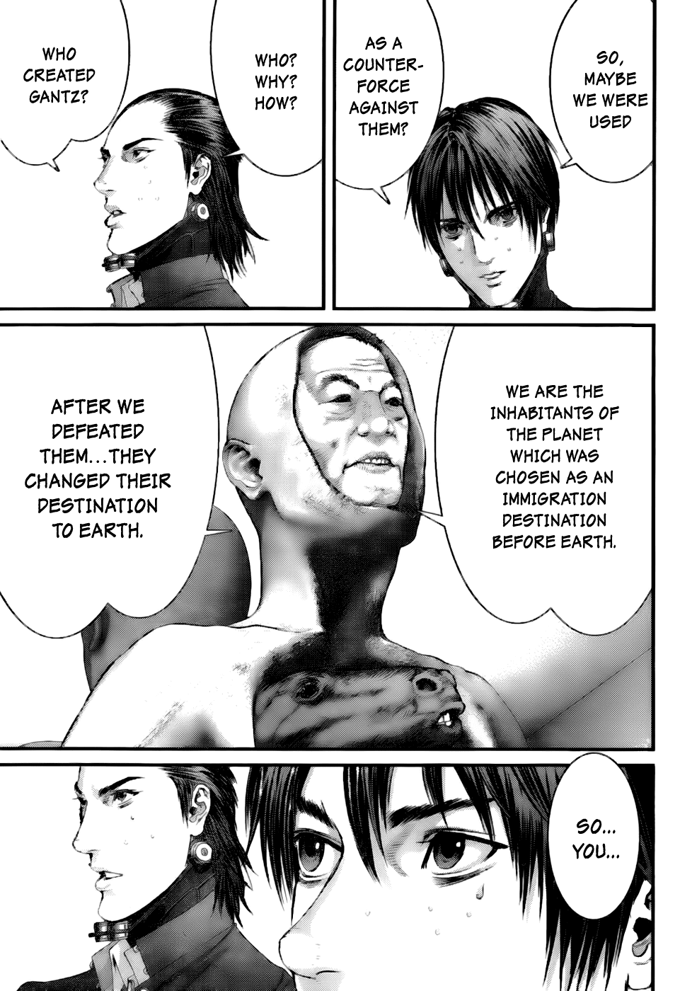 Gantz Chapter 369 page 14 - Chapter 369: Question Time