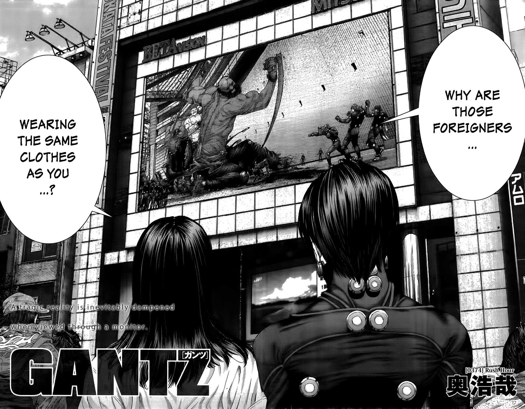 Gantz Chapter 374 page 2 - Chapter 374: Rush Hour