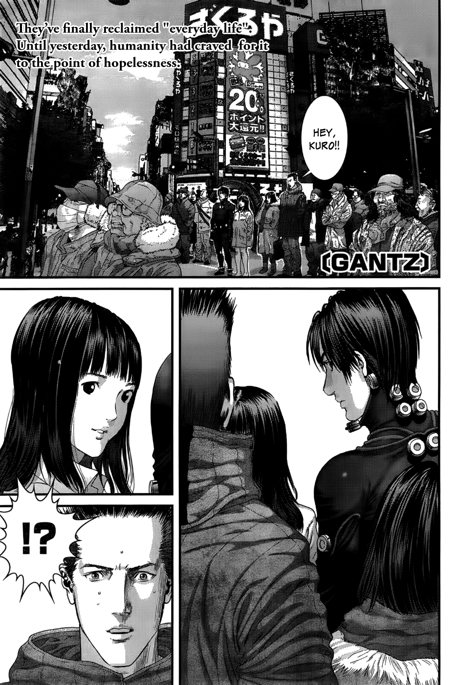 Gantz Chapter 375 page 1 - Chapter 375: The Final Barrier