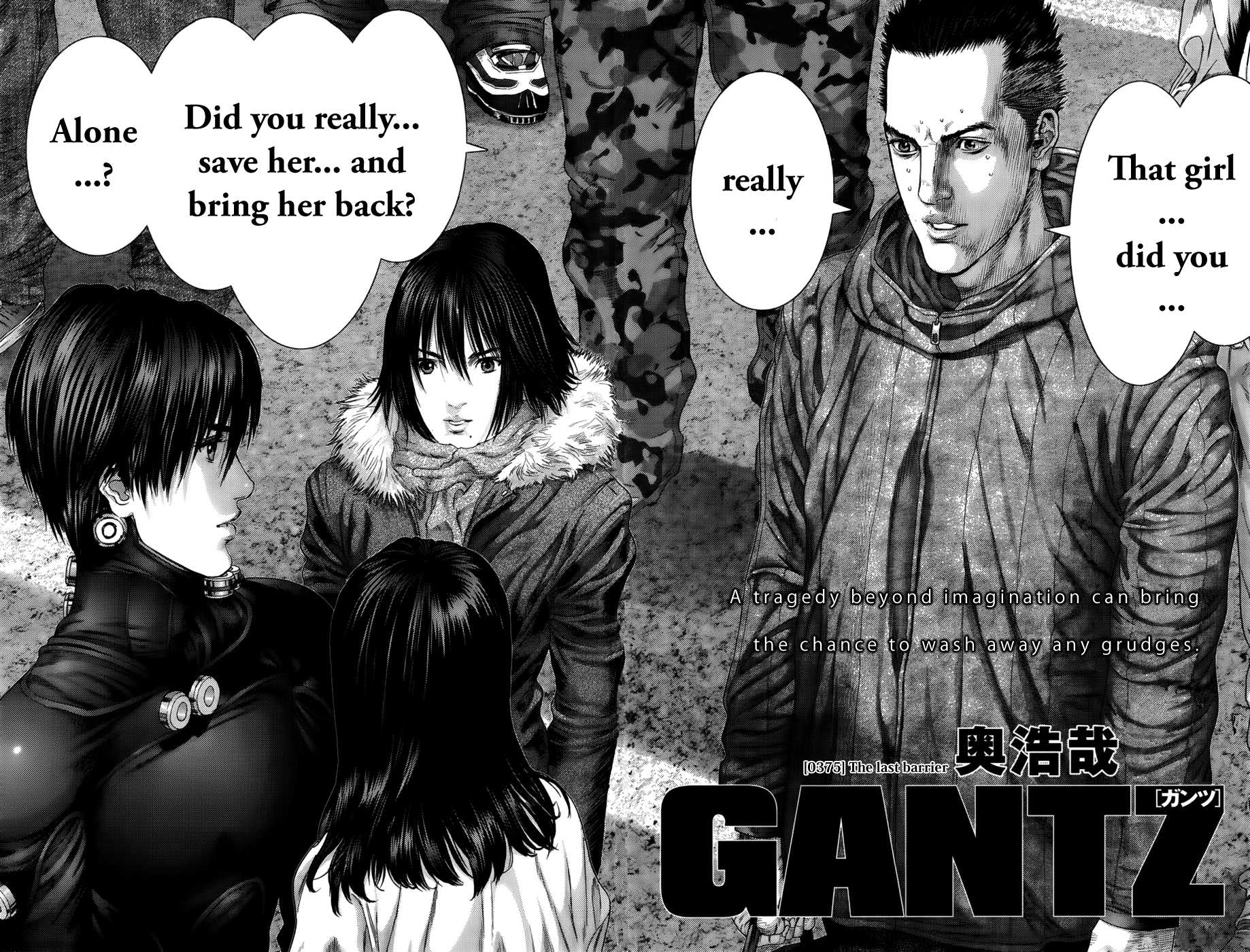Gantz Chapter 375 page 2 - Chapter 375: The Final Barrier