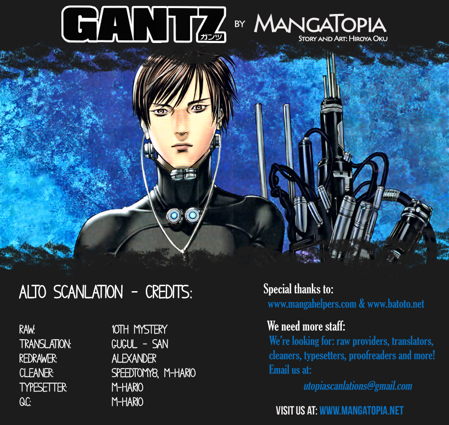 Gantz Chapter 383 page 1 - Chapter 383: Endpoint [END]