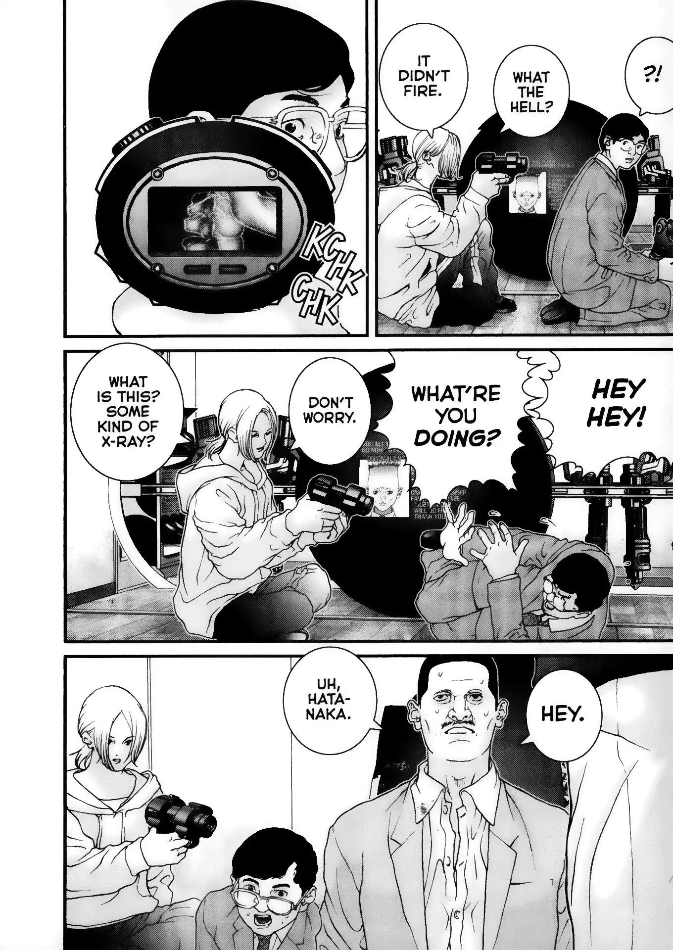 Gantz Chapter 4 page 16 - Chapter 4: Vol.1 0004: Command from the Black Sphere