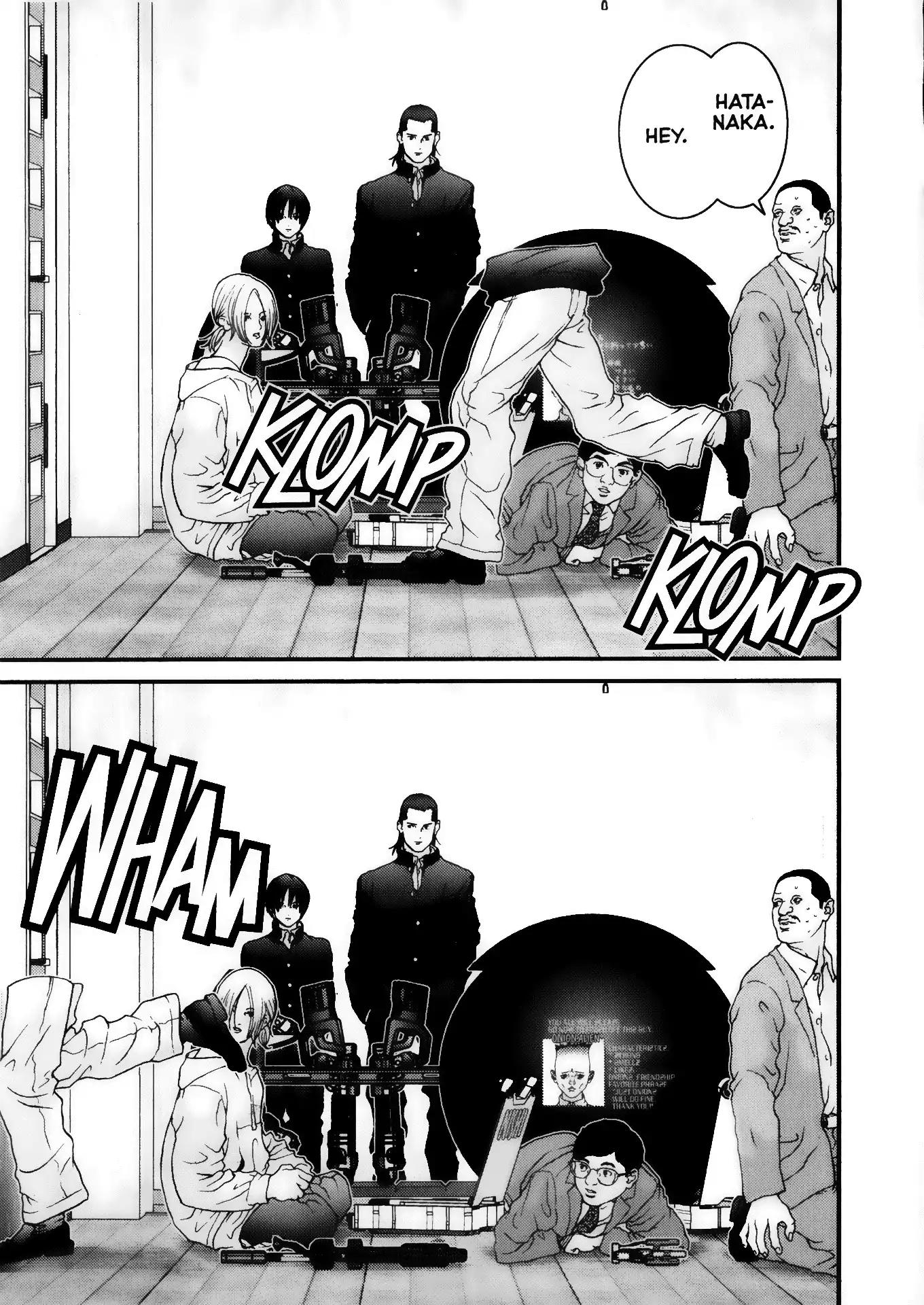 Gantz Chapter 4 page 17 - Chapter 4: Vol.1 0004: Command from the Black Sphere