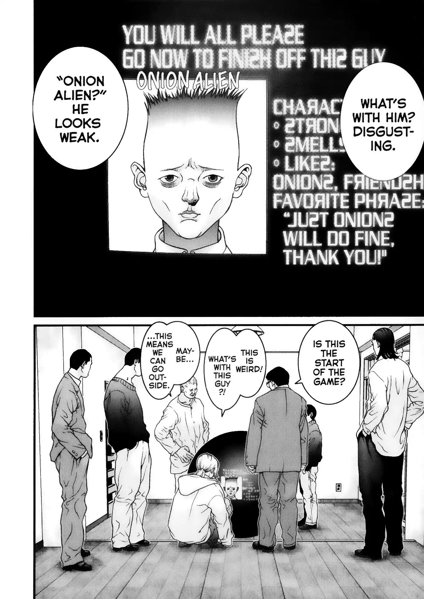 Gantz Chapter 4 page 8 - Chapter 4: Vol.1 0004: Command from the Black Sphere