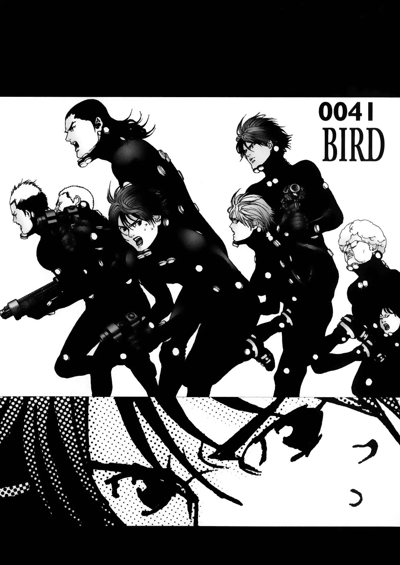 Gantz Chapter 41 page 1 - Chapter 41: Vol.4 0041: Bird