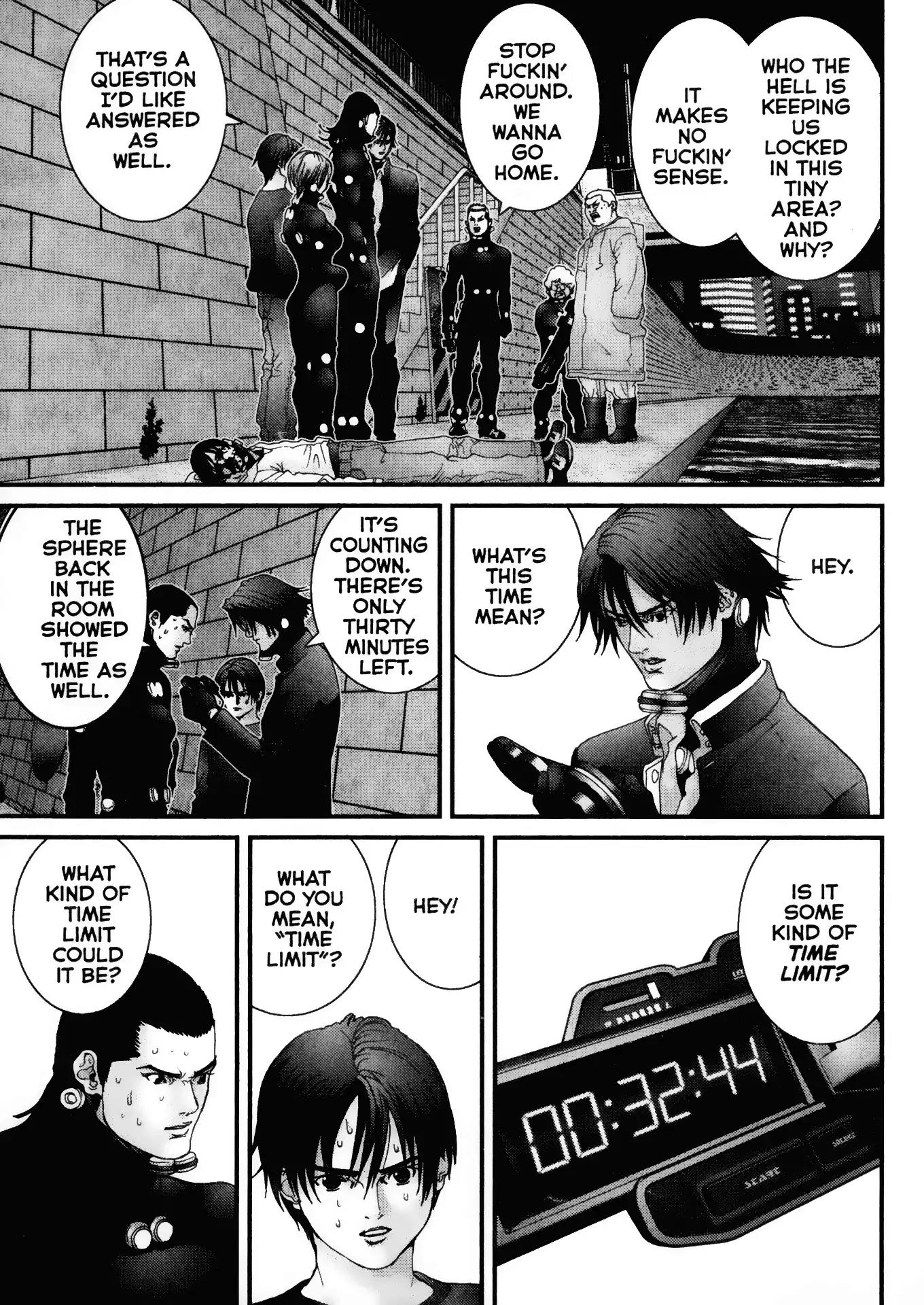 Gantz Chapter 42 page 11 - Chapter 42: Vol.4 0042: Complicated Information