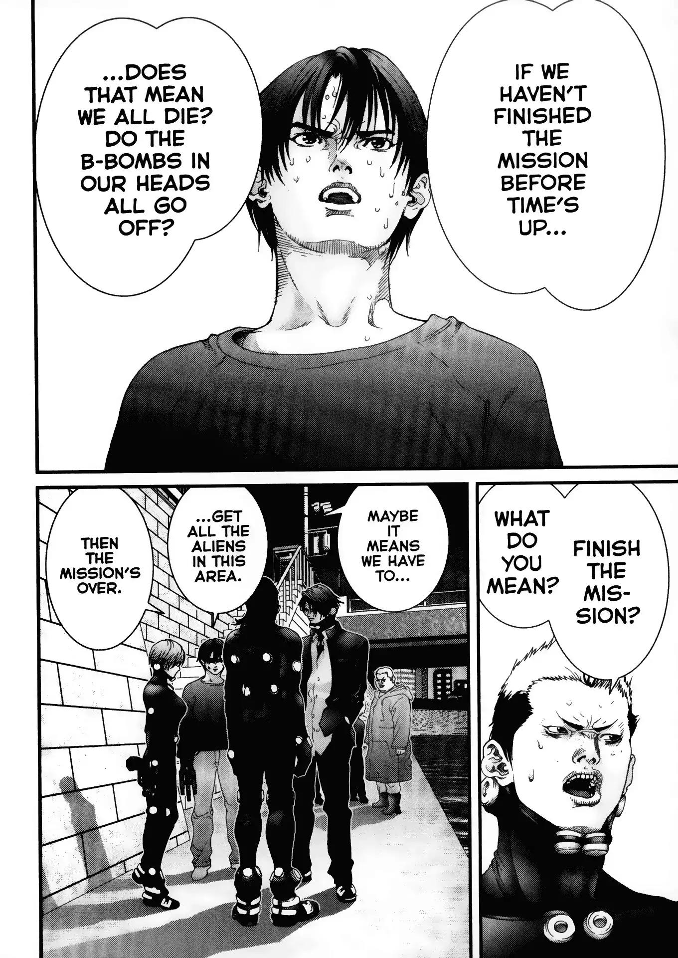 Gantz Chapter 42 page 12 - Chapter 42: Vol.4 0042: Complicated Information