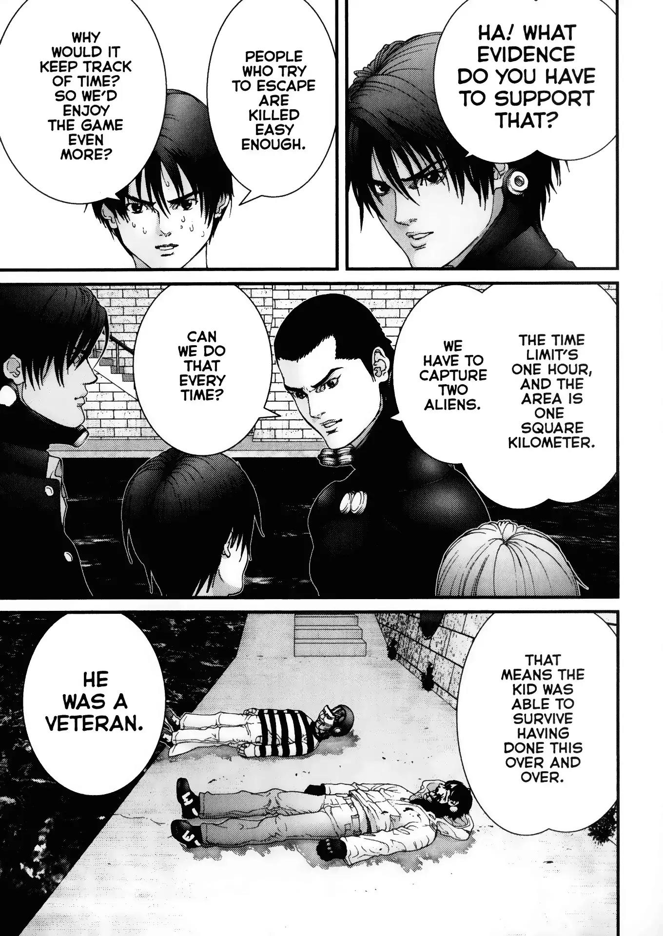 Gantz Chapter 42 page 13 - Chapter 42: Vol.4 0042: Complicated Information