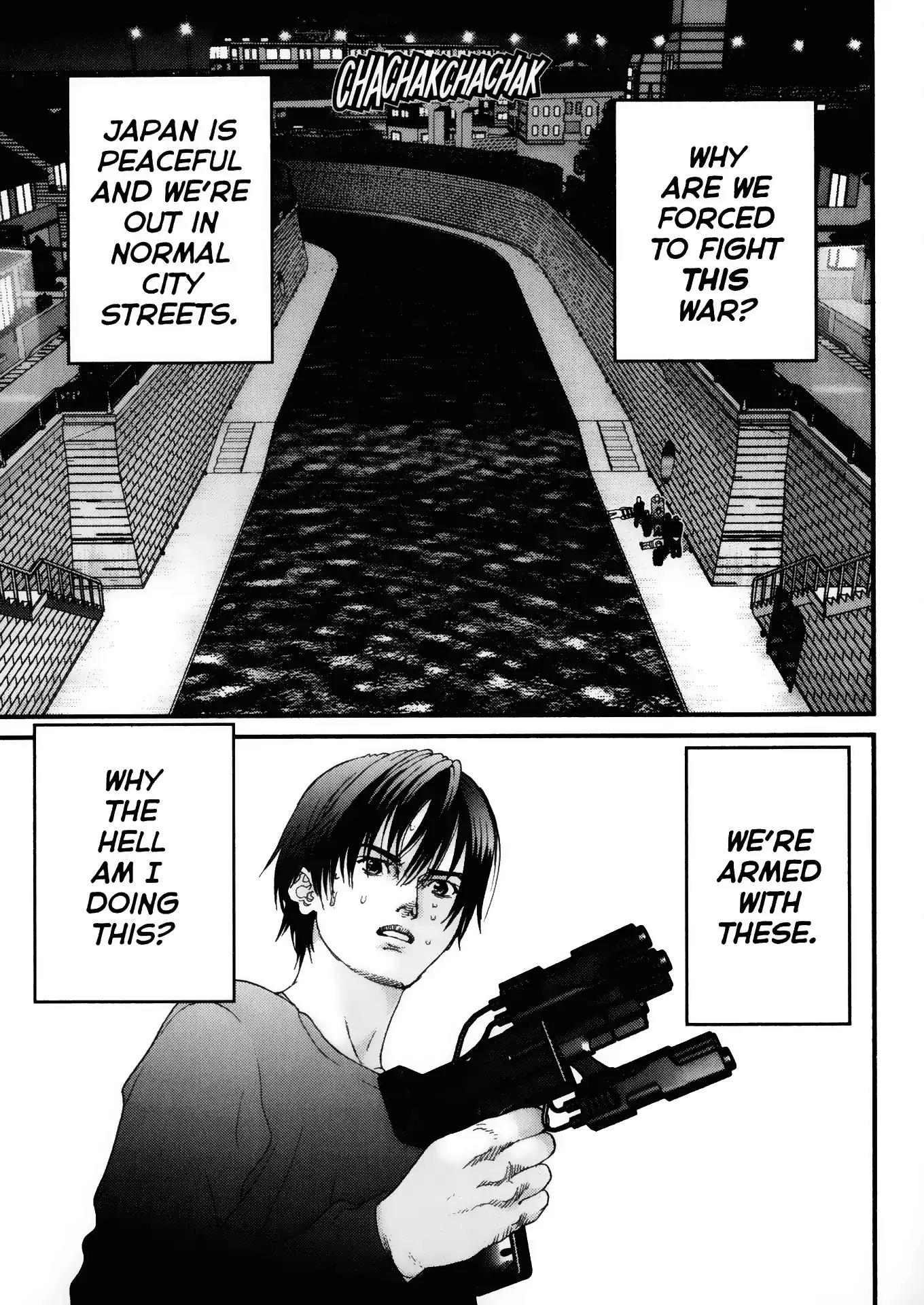 Gantz Chapter 42 page 5 - Chapter 42: Vol.4 0042: Complicated Information