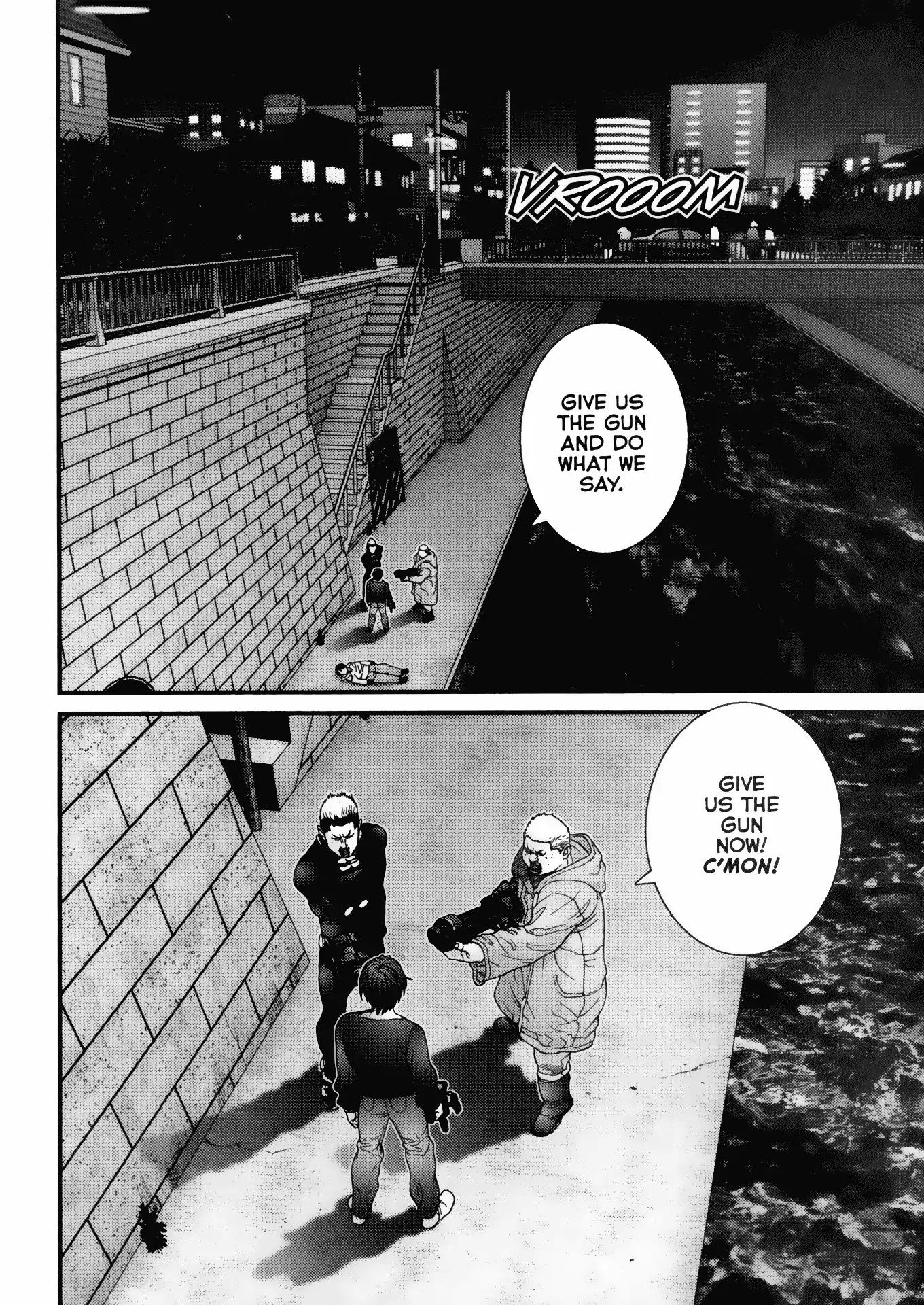 Gantz Chapter 43 page 2 - Chapter 43: Vol.4 0043: An Unexpected Development