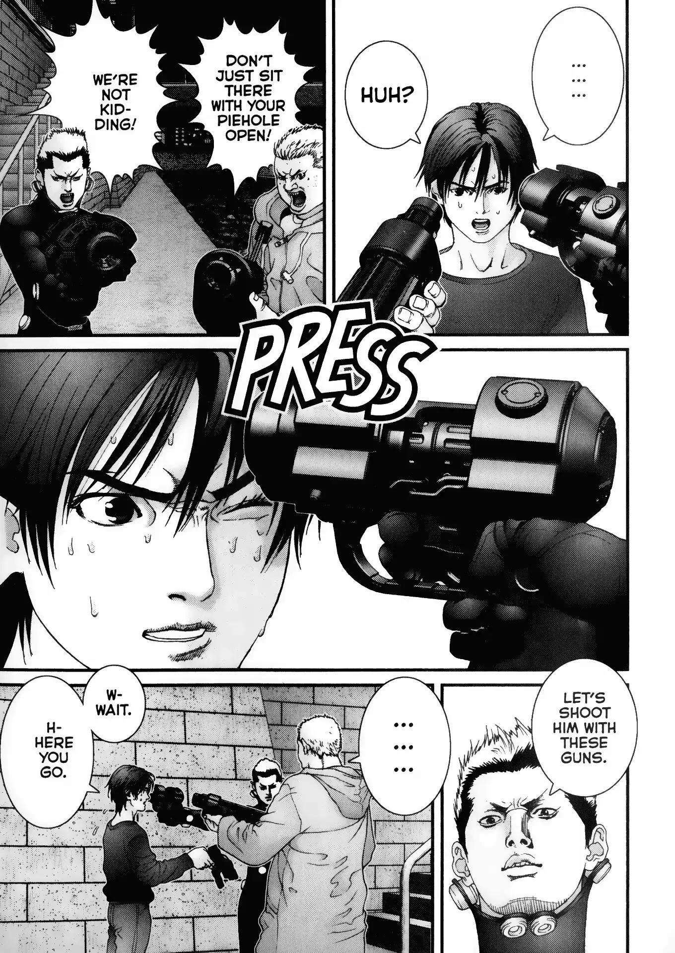 Gantz Chapter 43 page 3 - Chapter 43: Vol.4 0043: An Unexpected Development