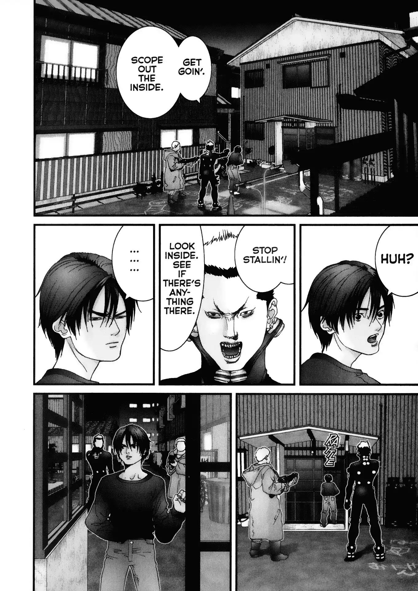 Gantz Chapter 46 page 12 - Chapter 46: Vol.4 0046: The Back Room