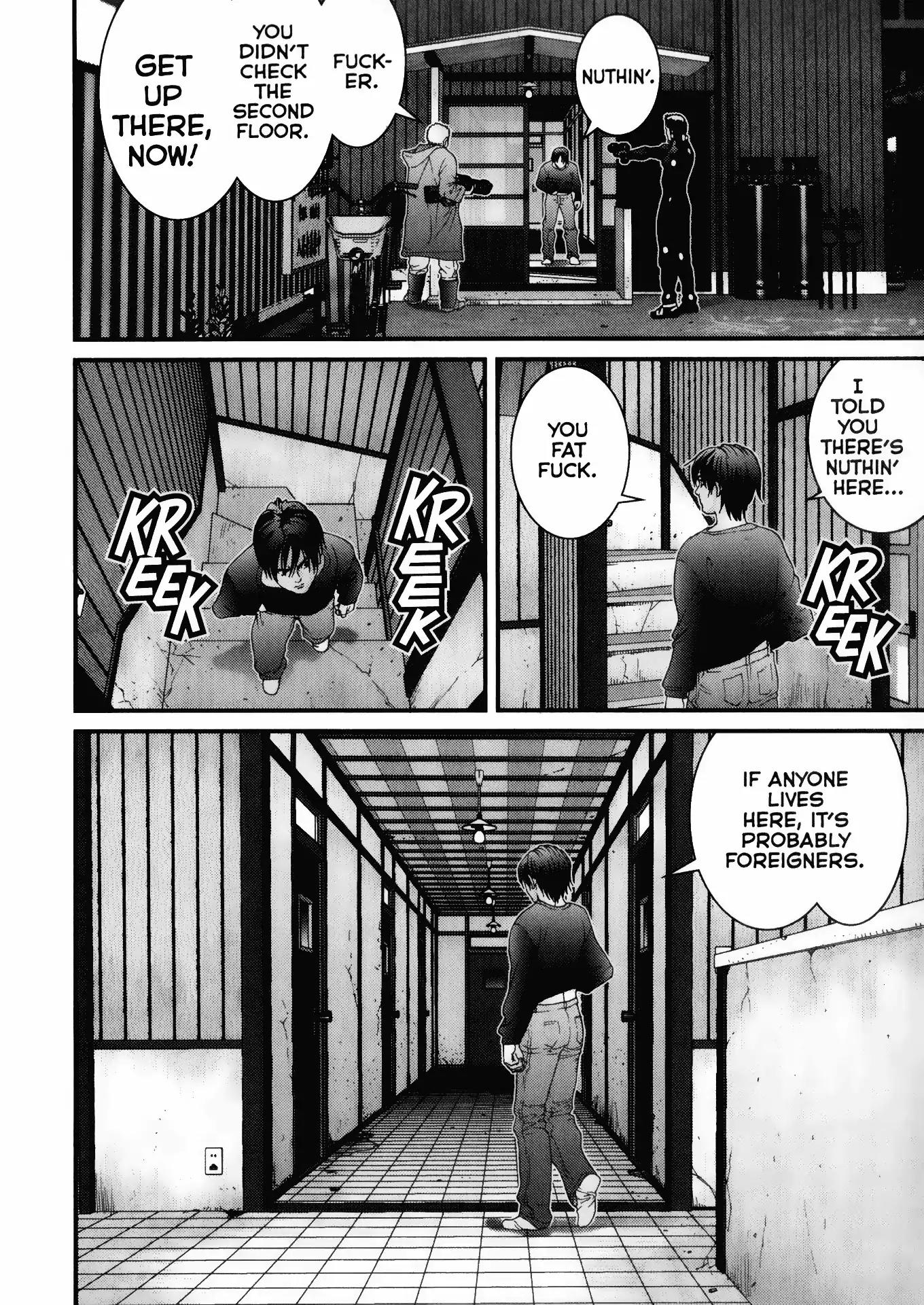Gantz Chapter 46 page 14 - Chapter 46: Vol.4 0046: The Back Room