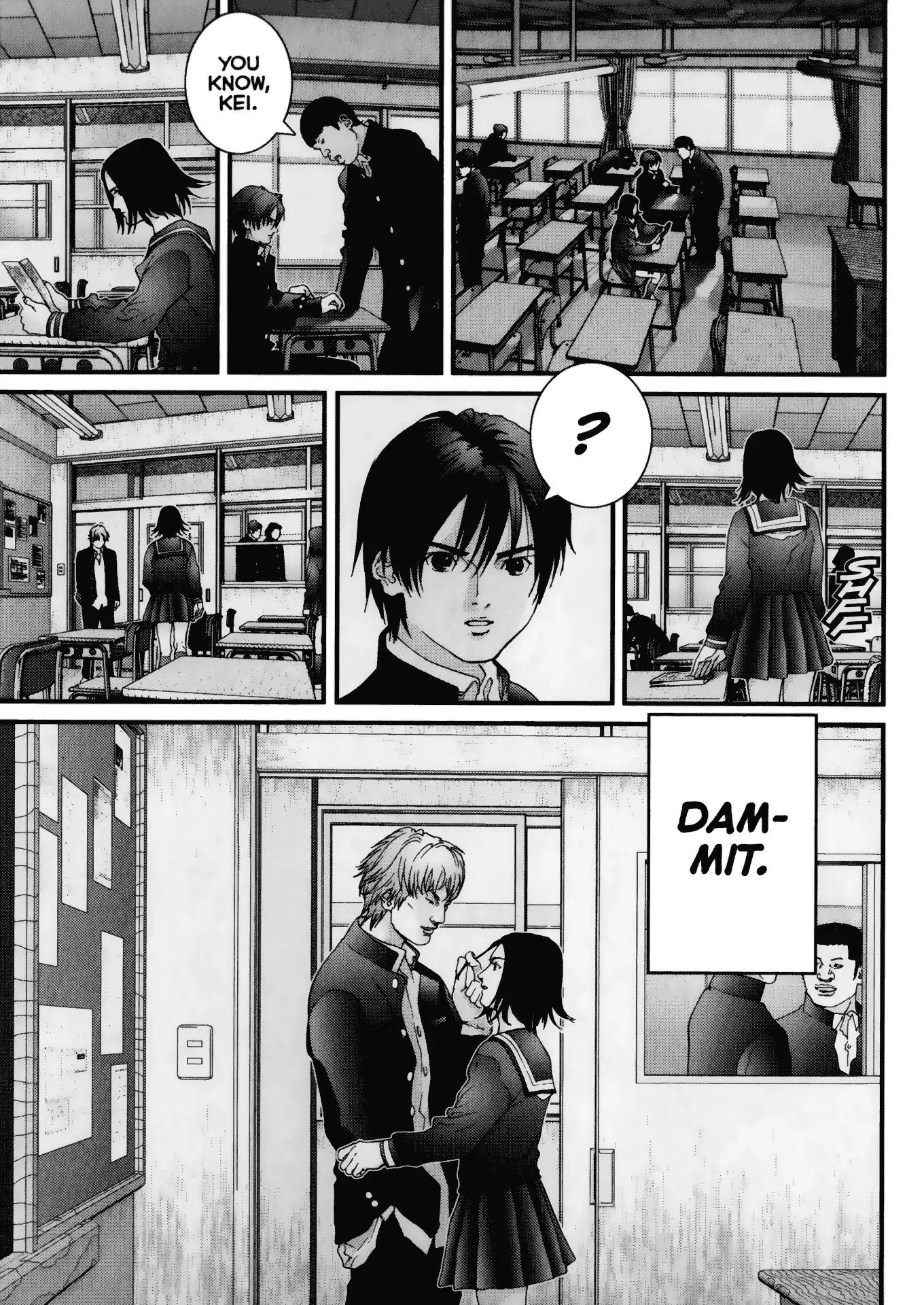 Gantz Chapter 54 page 13 - Chapter 54: Vol.5 0054: Distrust, Discomfort