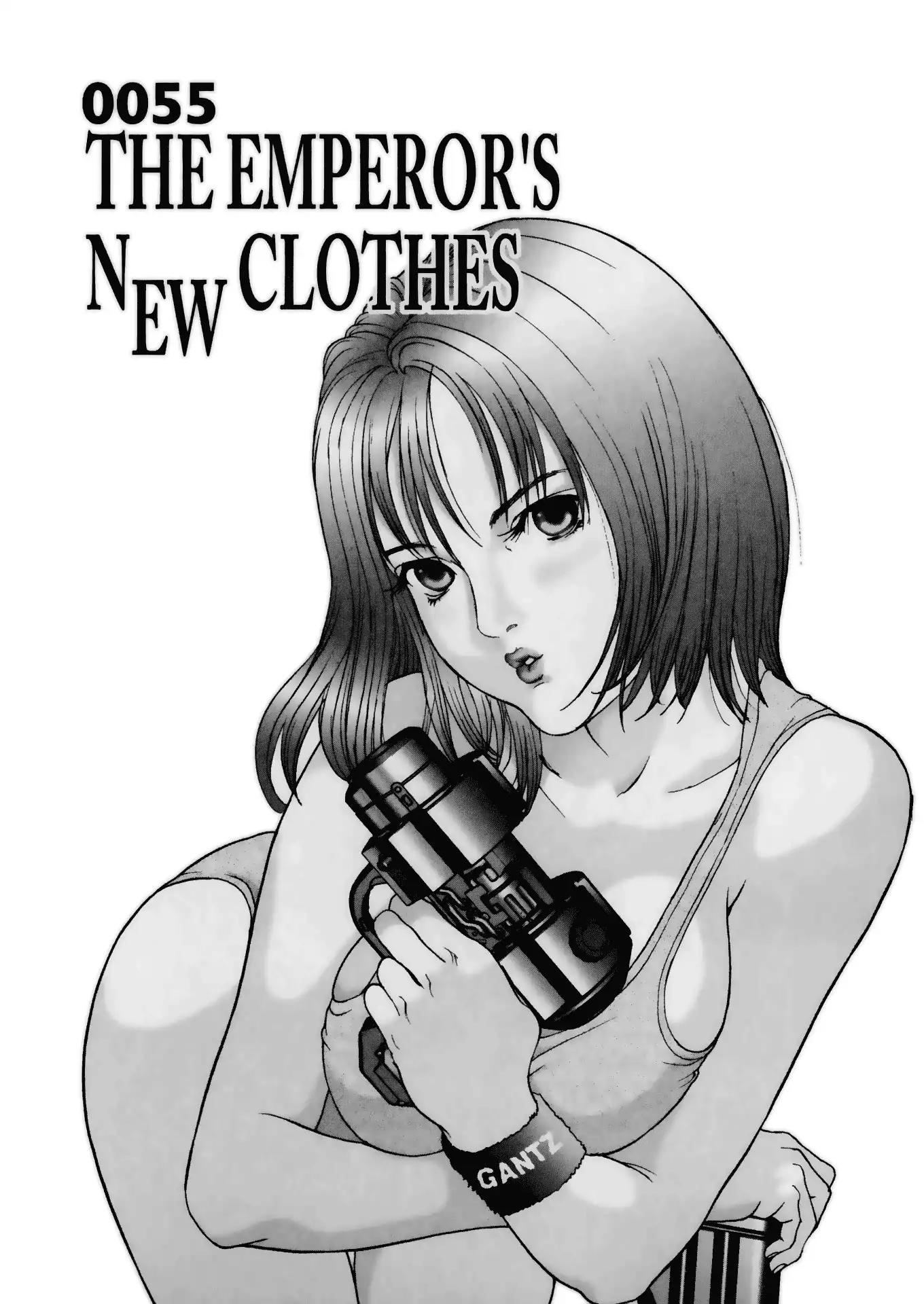 Gantz Chapter 55 page 1 - Chapter 55: Vol.5 0055: The Emperor's New Clothes