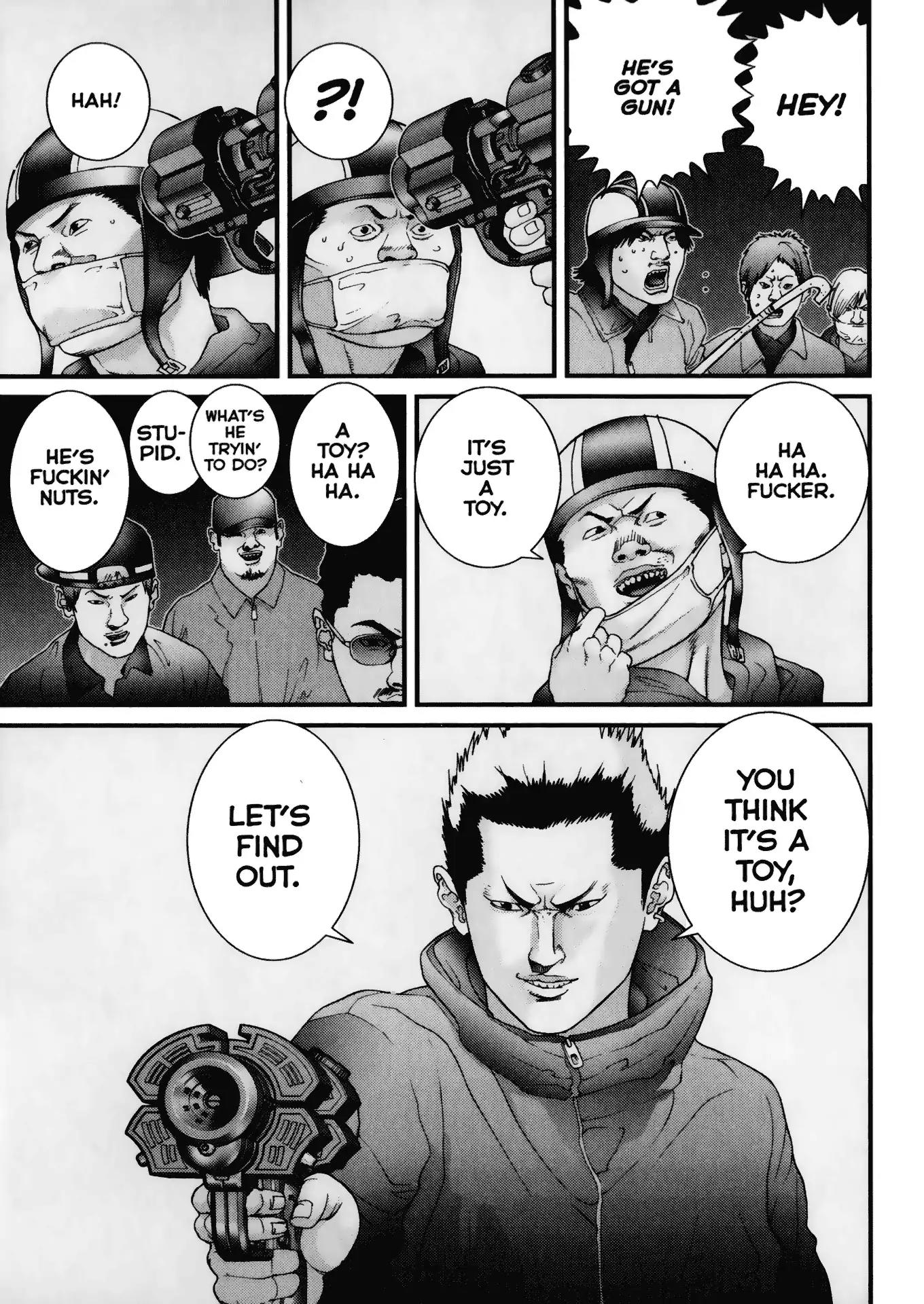 Gantz Chapter 55 page 15 - Chapter 55: Vol.5 0055: The Emperor's New Clothes