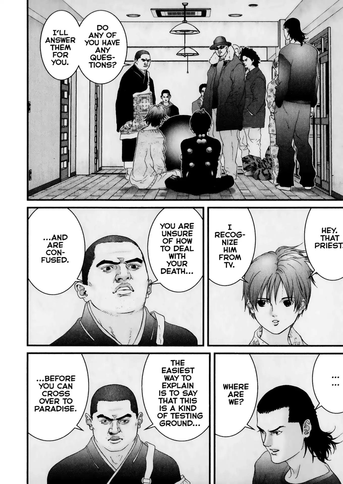 Gantz Chapter 57 page 14 - Chapter 57: Vol.5 0057: Preacher
