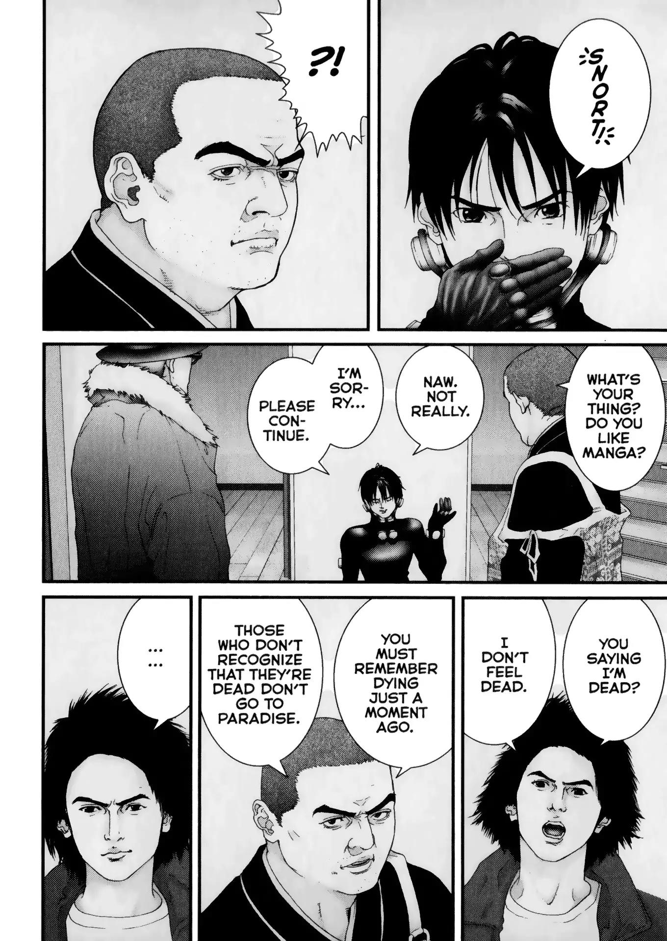 Gantz Chapter 57 page 4 - Chapter 57: Vol.5 0057: Preacher