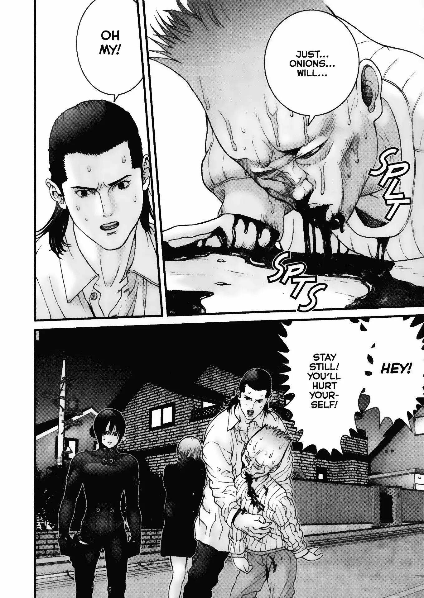 Gantz Chapter 6 page 16 - Chapter 6: Vol.1 0006: Encounter with the Onion Alien