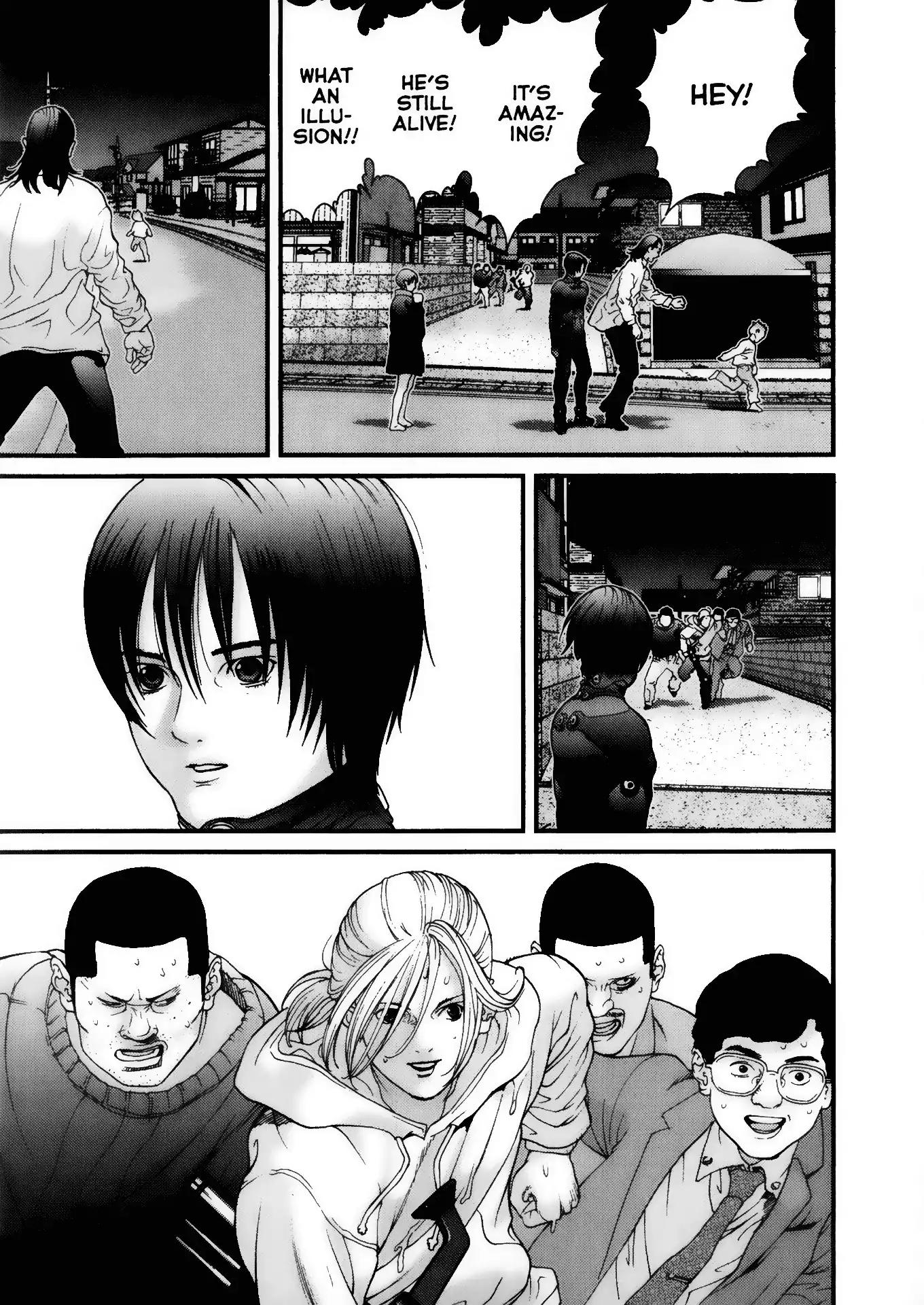 Gantz Chapter 6 page 17 - Chapter 6: Vol.1 0006: Encounter with the Onion Alien