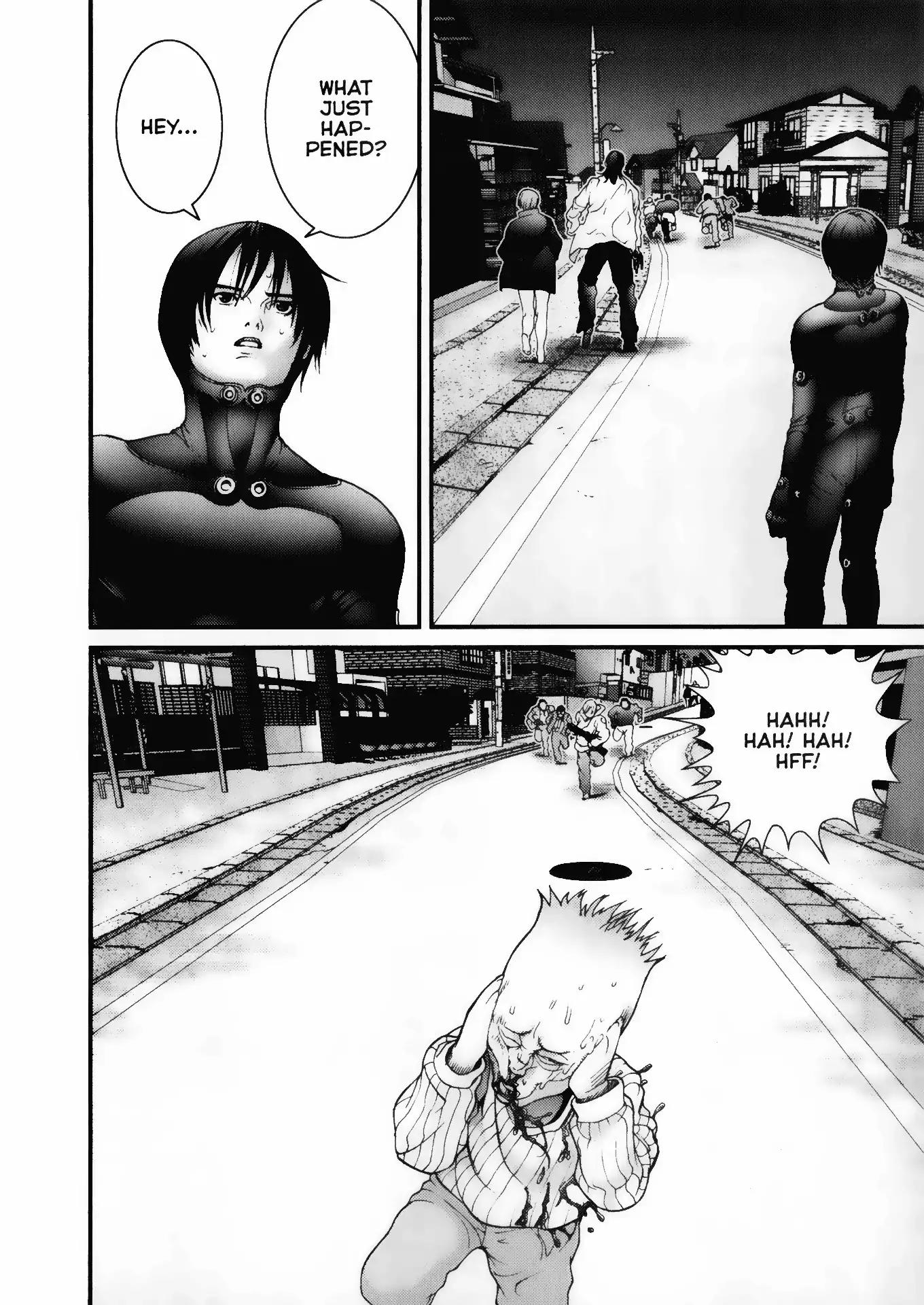 Gantz Chapter 6 page 18 - Chapter 6: Vol.1 0006: Encounter with the Onion Alien