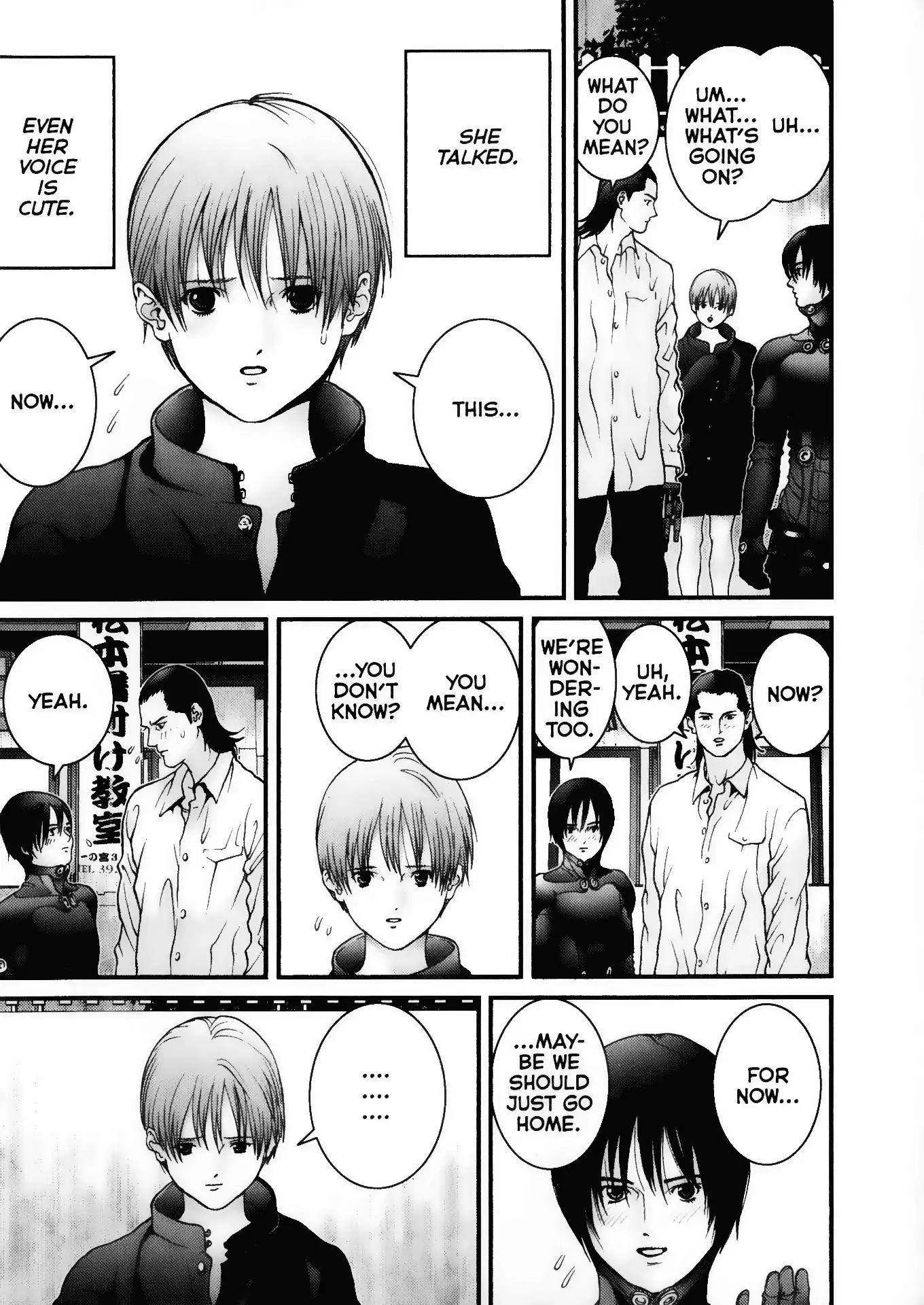 Gantz Chapter 6 page 5 - Chapter 6: Vol.1 0006: Encounter with the Onion Alien
