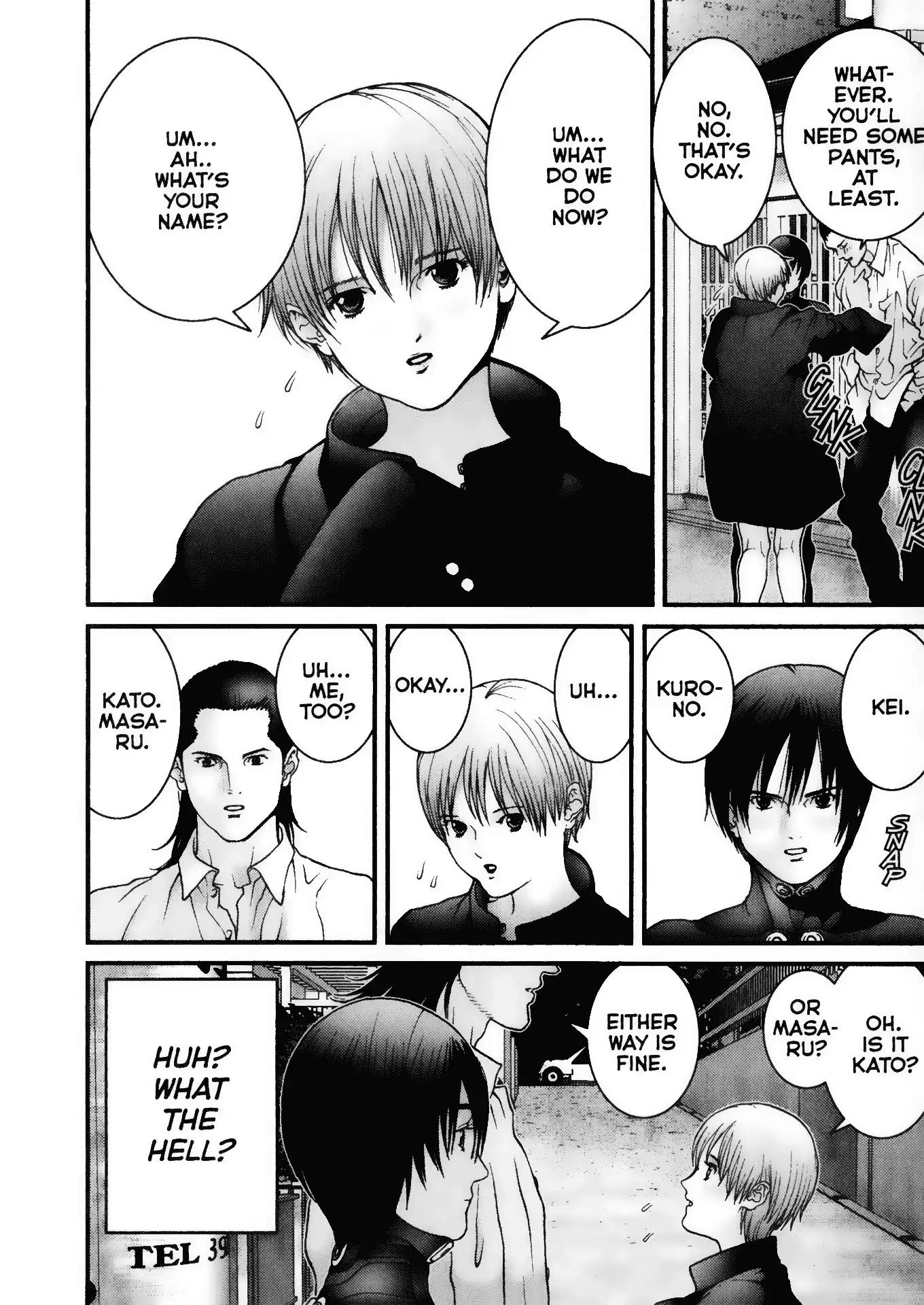 Gantz Chapter 6 page 6 - Chapter 6: Vol.1 0006: Encounter with the Onion Alien