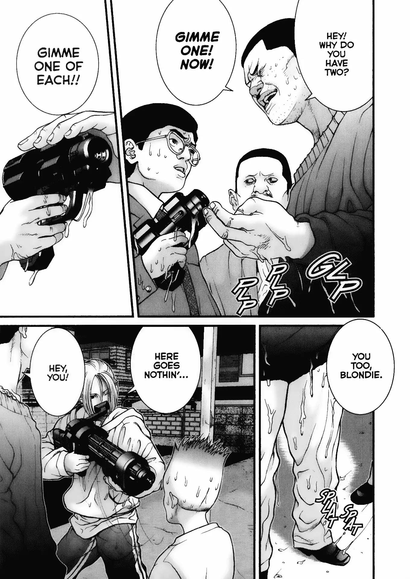 Gantz Chapter 6 page 9 - Chapter 6: Vol.1 0006: Encounter with the Onion Alien