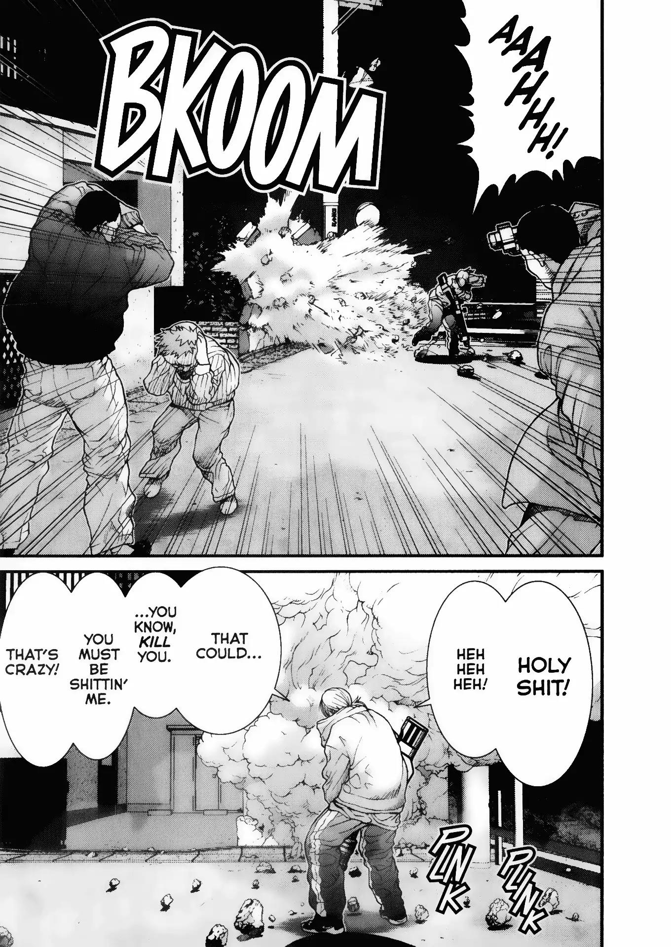 Gantz Chapter 7 page 12 - Chapter 7: Vol.1 0007: Non-Preplanned Harmony