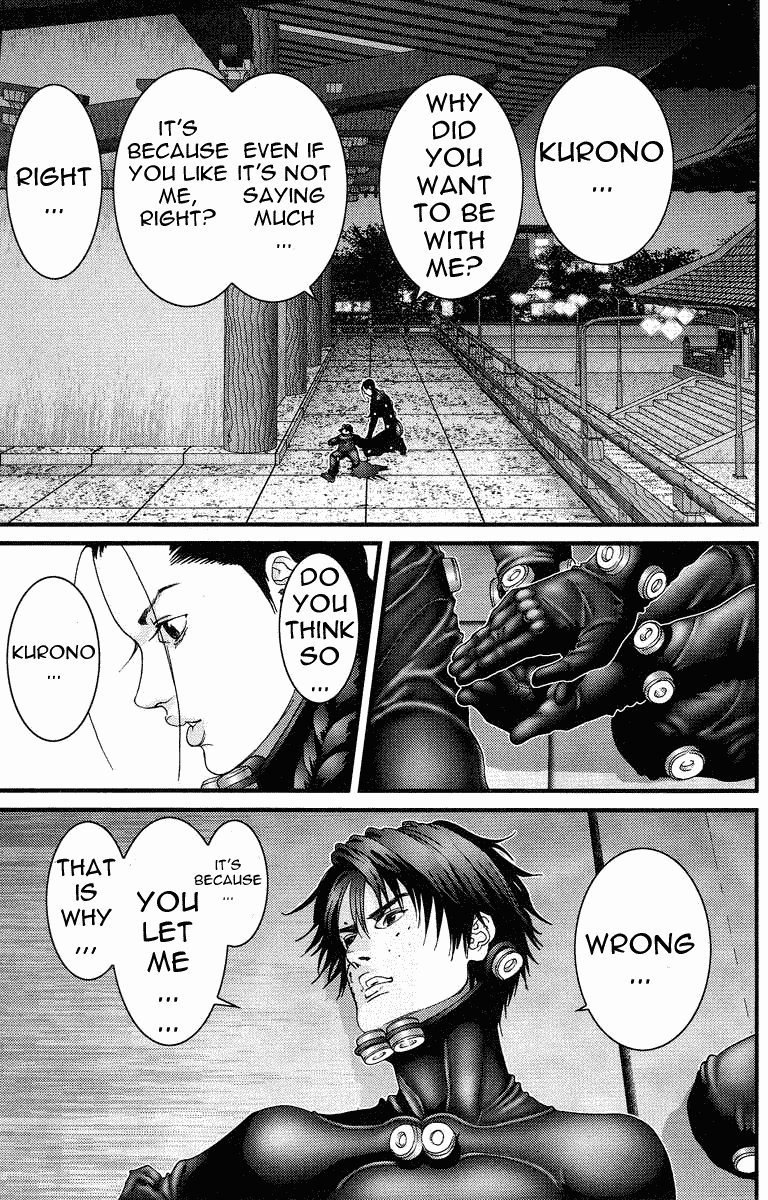 Gantz Chapter 81 page 16 - Chapter 81: Cold Words