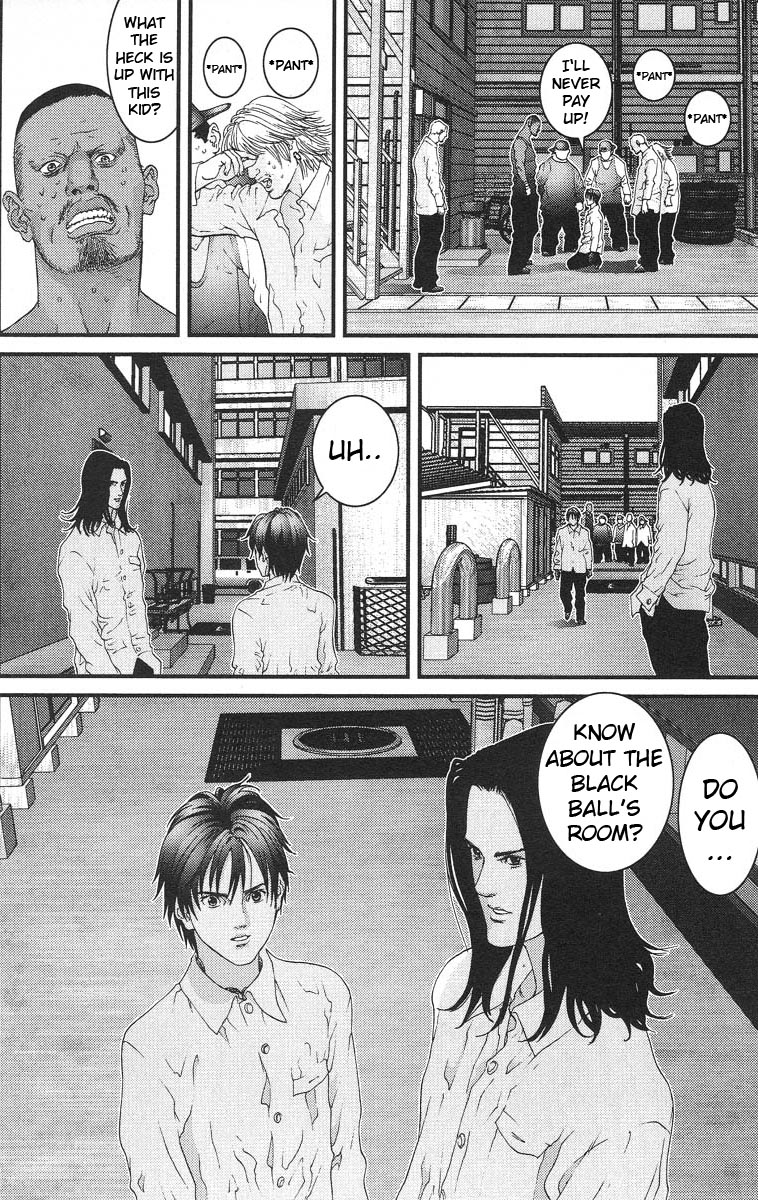 Gantz Chapter 93 page 2 - Chapter 93: The Black Ball's Room