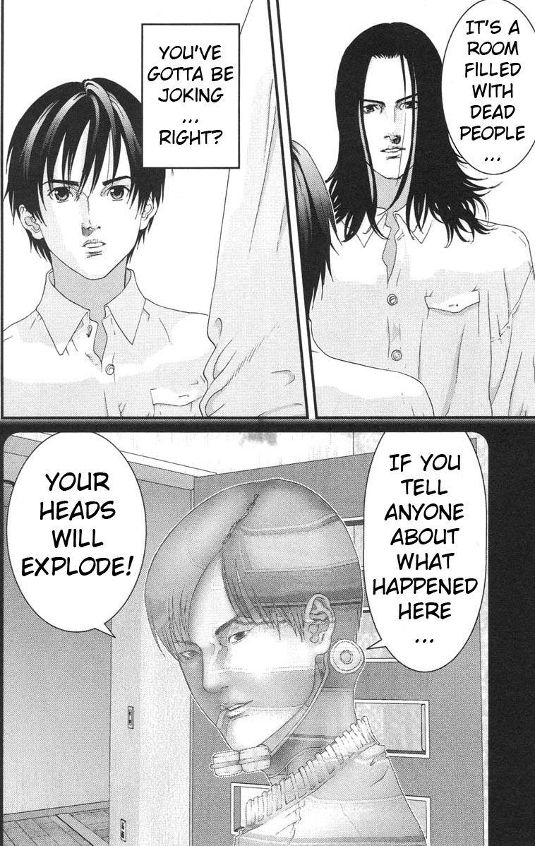 Gantz Chapter 93 page 5 - Chapter 93: The Black Ball's Room
