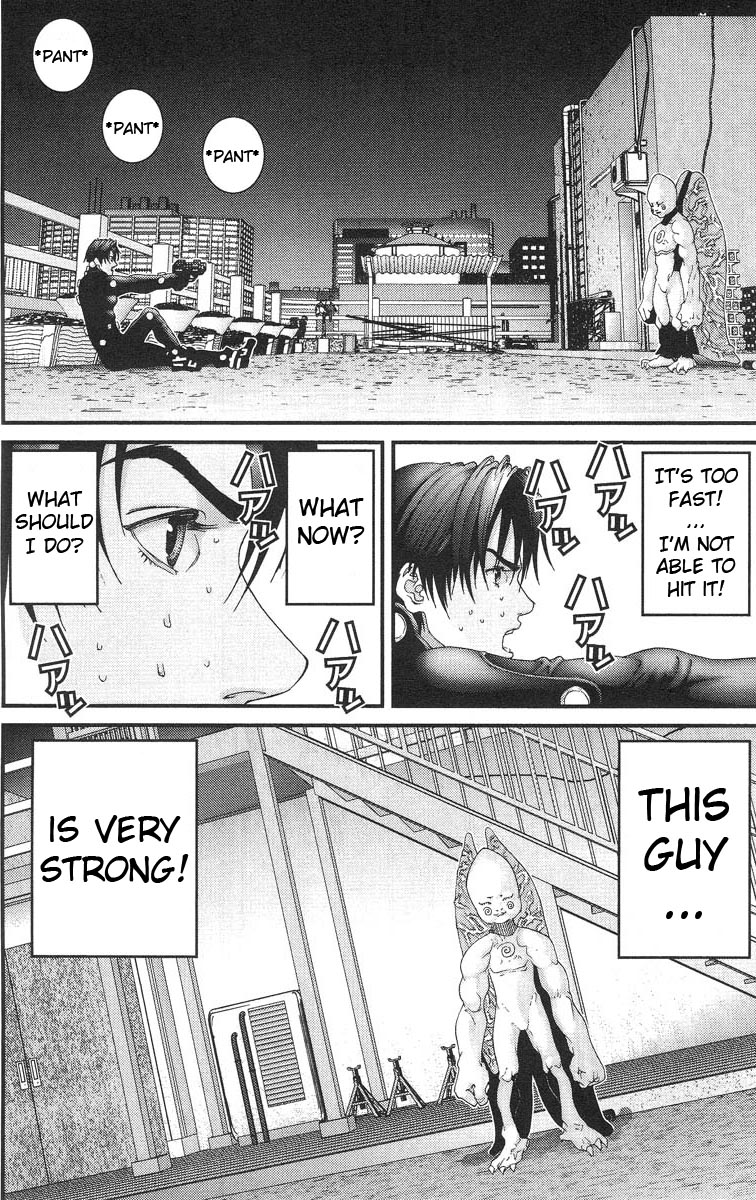 Gantz Chapter 96 page 12 - Chapter 96: Fight Scene in the Sky