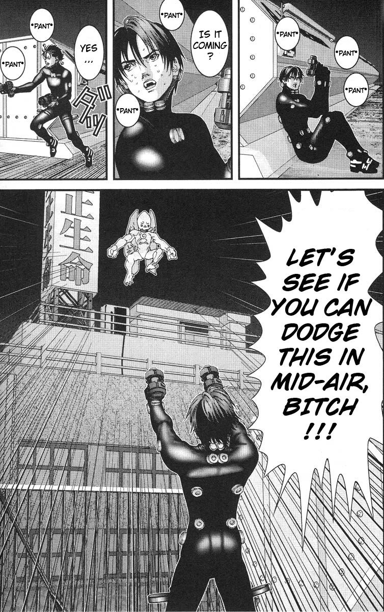 Gantz Chapter 96 page 17 - Chapter 96: Fight Scene in the Sky