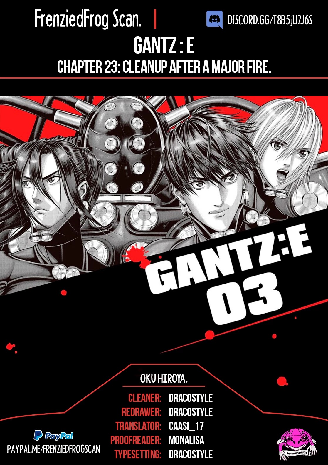 Gantz:E Chapter 23 page 1 - Chapter 23: Cleanup After a Major Fire